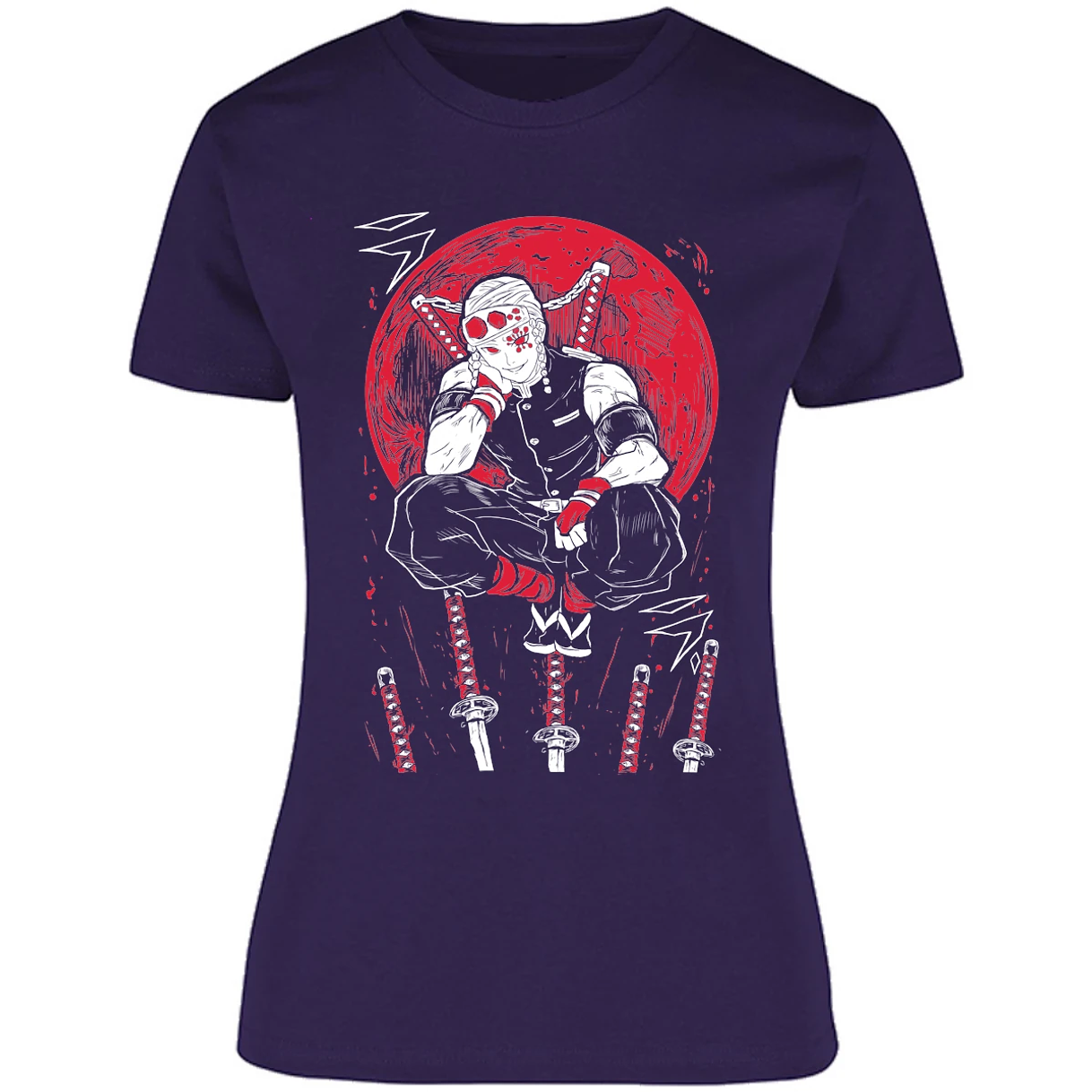 Blusa Demon Slayer Uzui S Blusa para Mujer 14