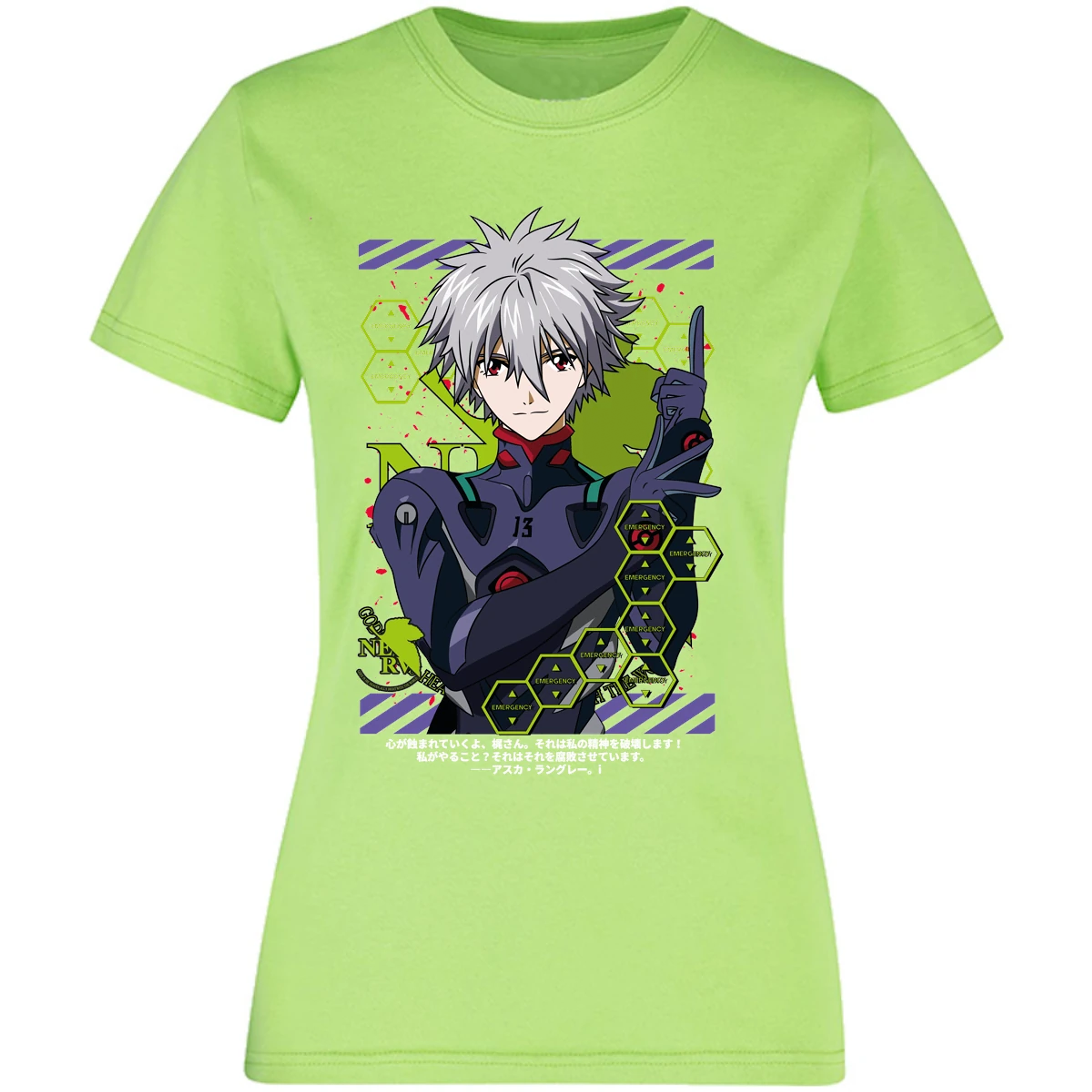 Blusa Evangelion Kagoru Blusa para Mujer 6