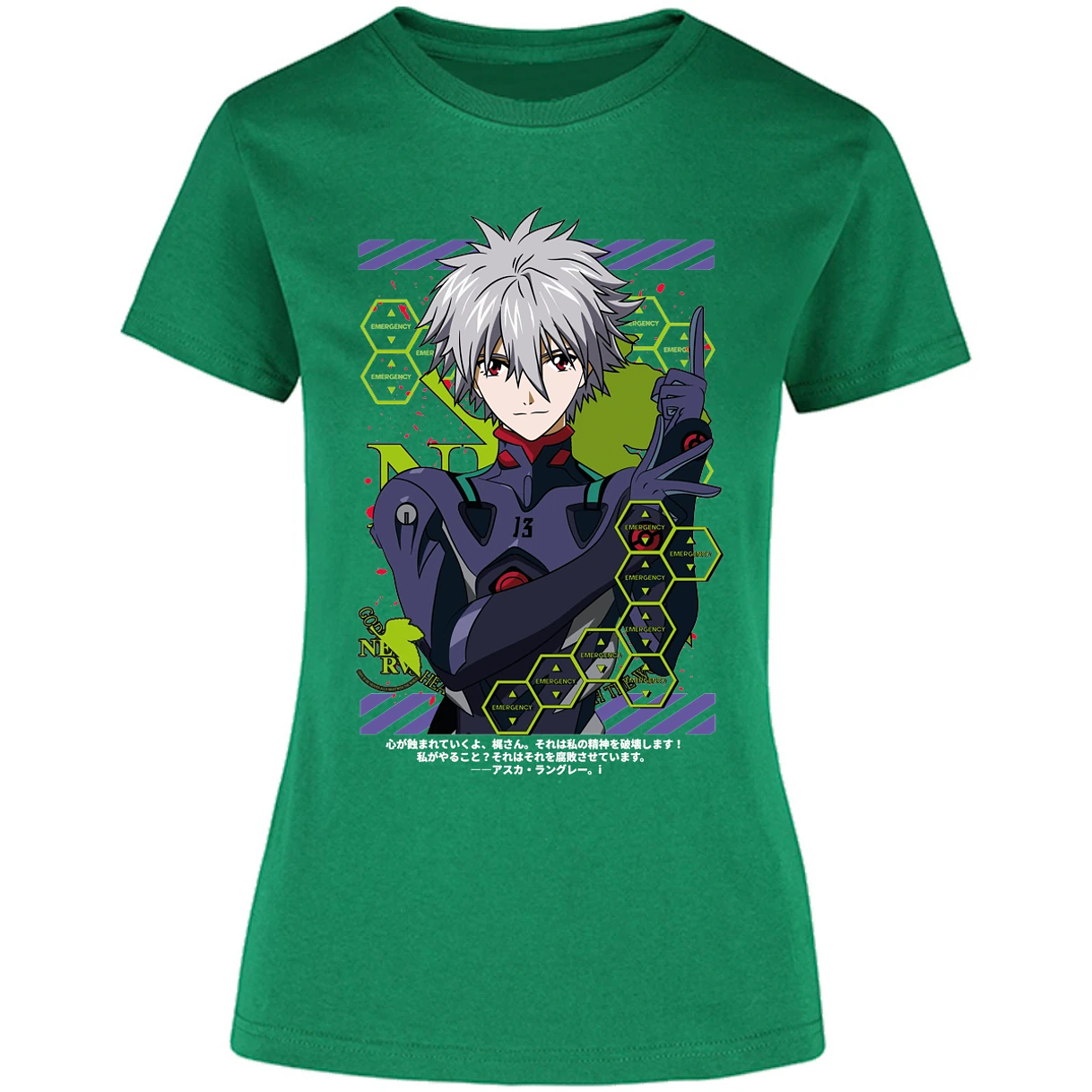 Blusa Evangelion Kagoru Blusa para Mujer 10