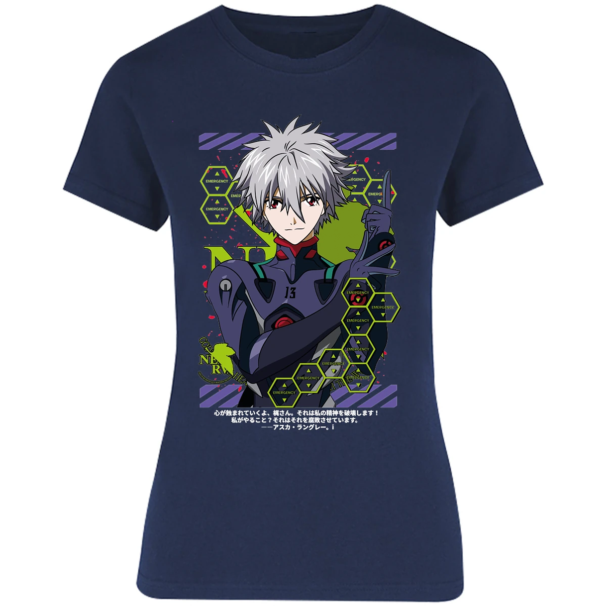 Blusa Evangelion Kagoru Blusa para Mujer 5