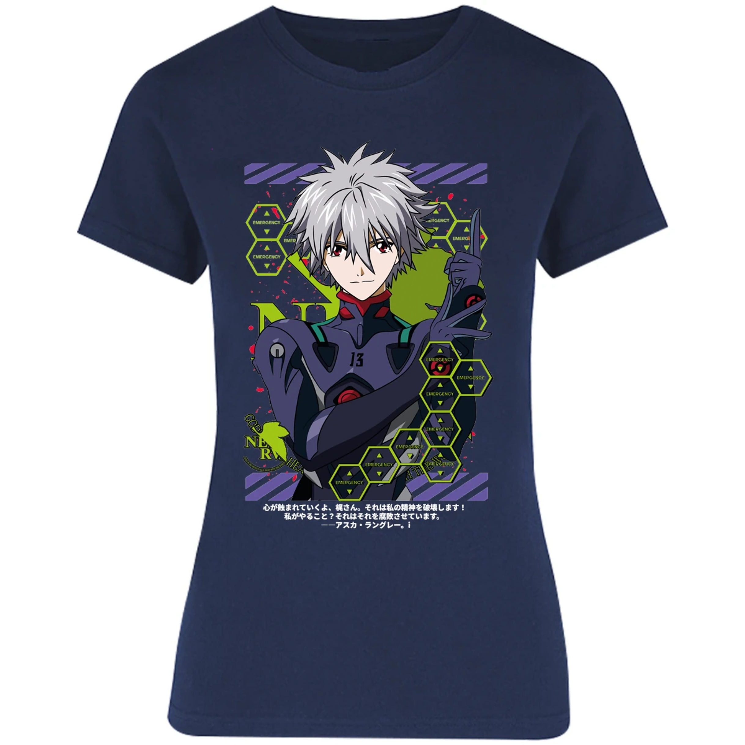 Blusa Evangelion Kagoru Blusa para Mujer 5
