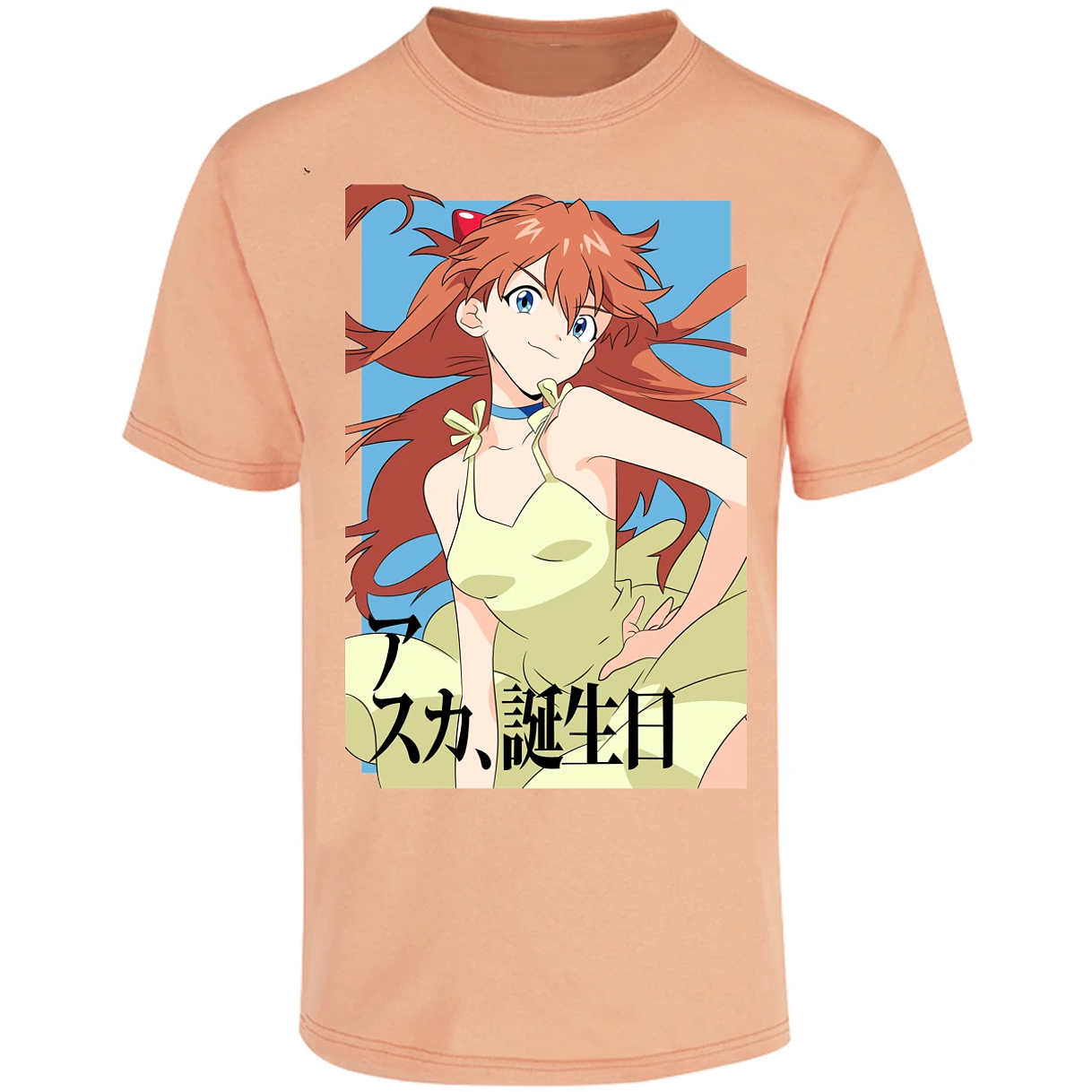Playera Evangelion Asuka Anime para Adulto 26