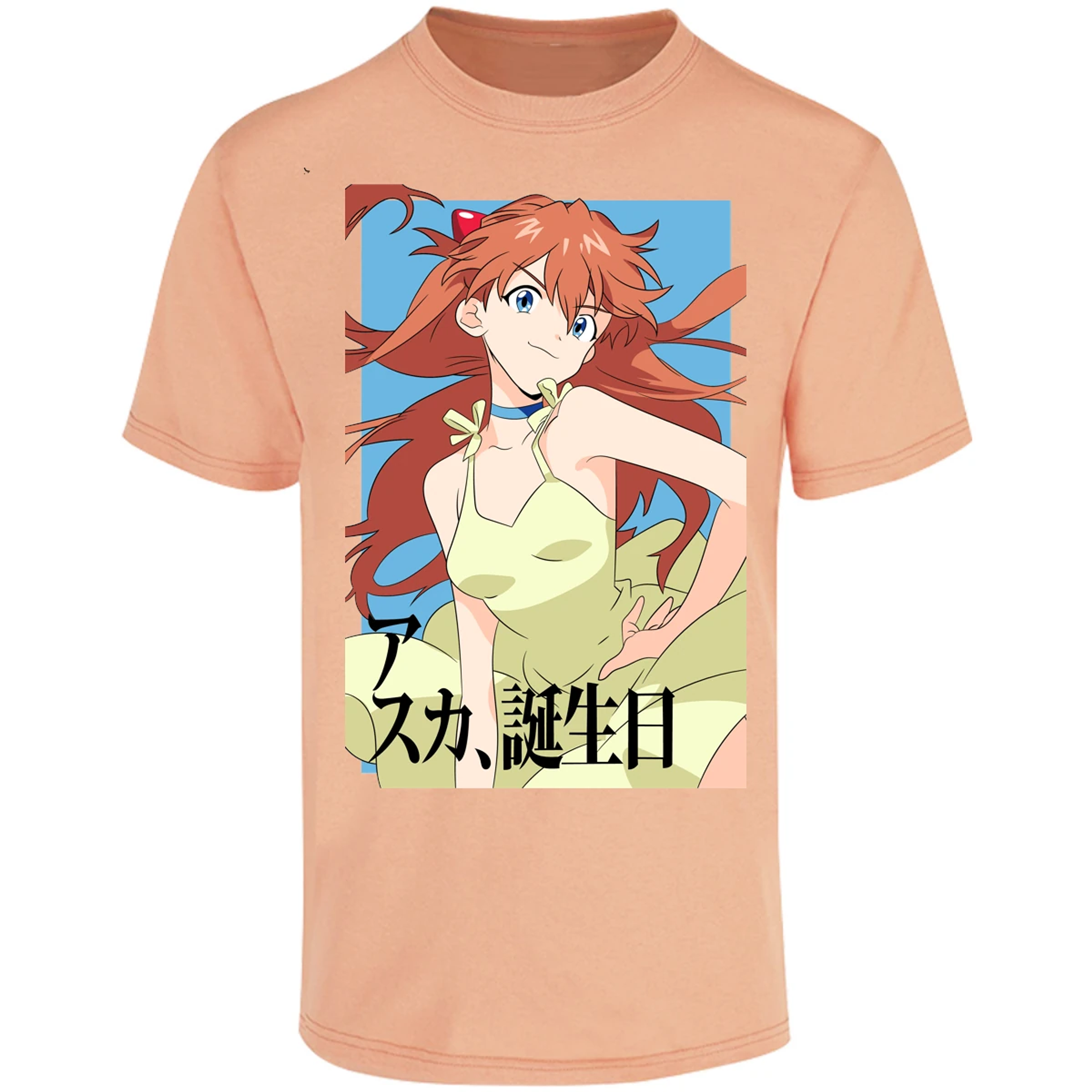 Playera Evangelion Asuka Anime para Adulto 26