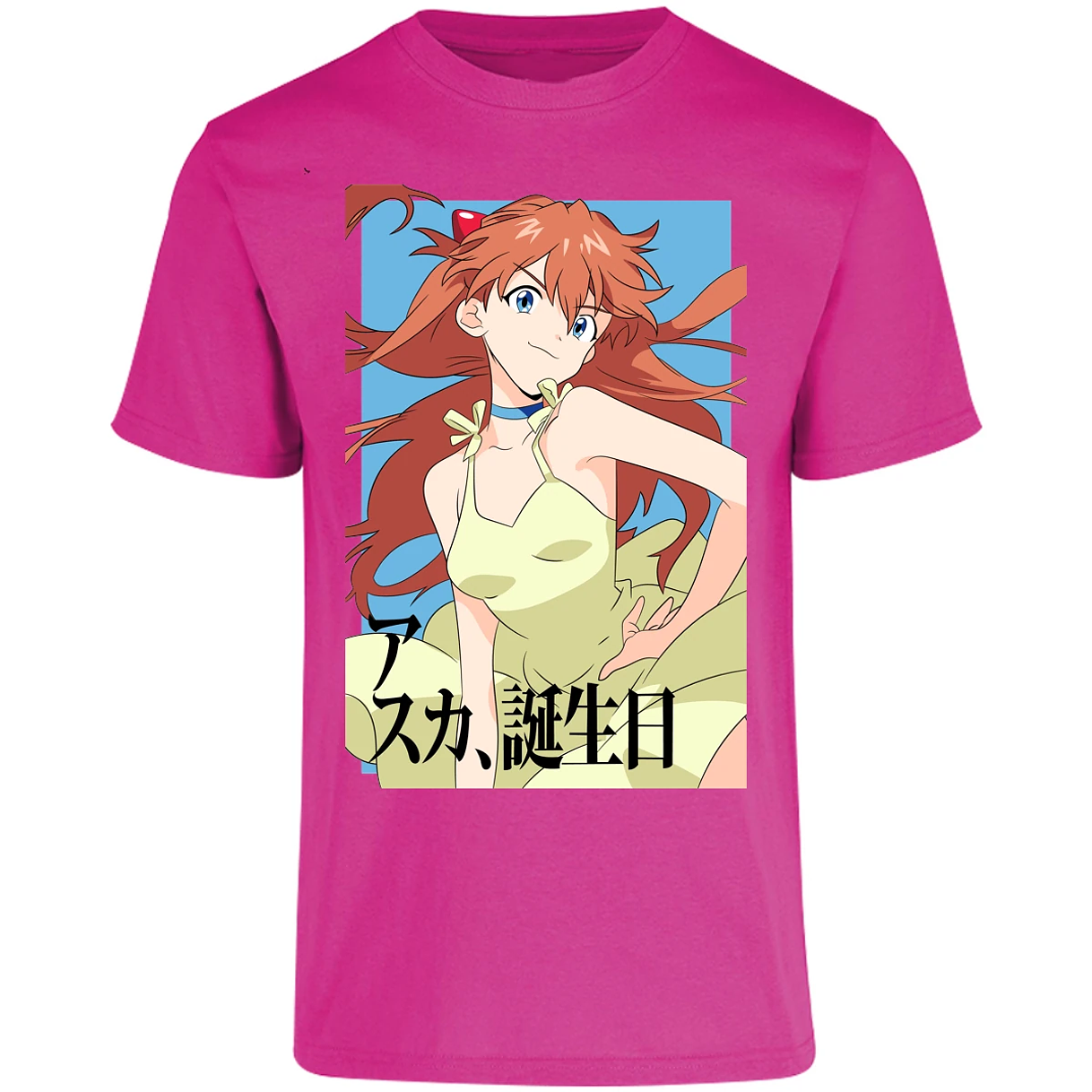 Playera Evangelion Asuka Anime para Adulto 48