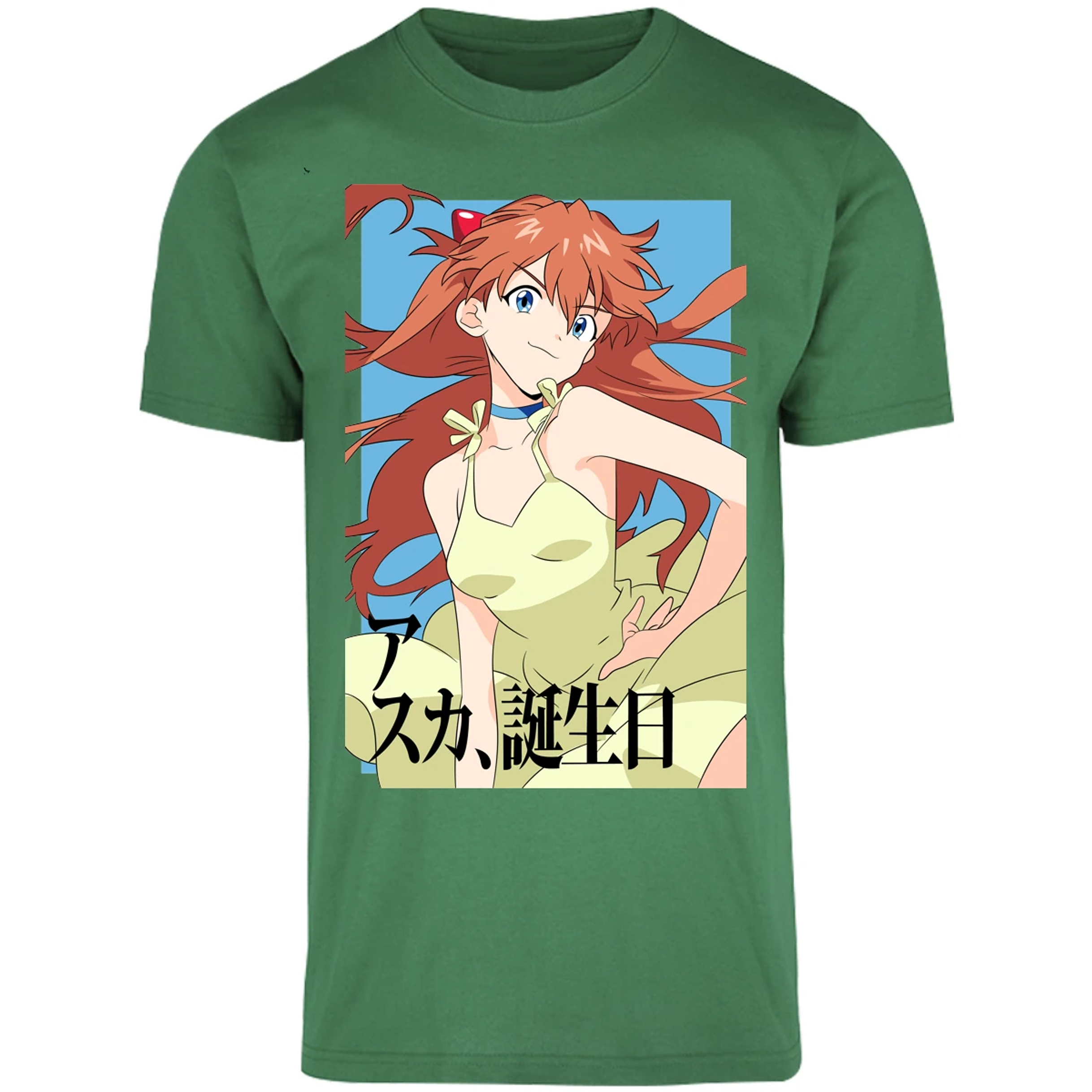 Playera Evangelion Asuka Anime para Adulto 4
