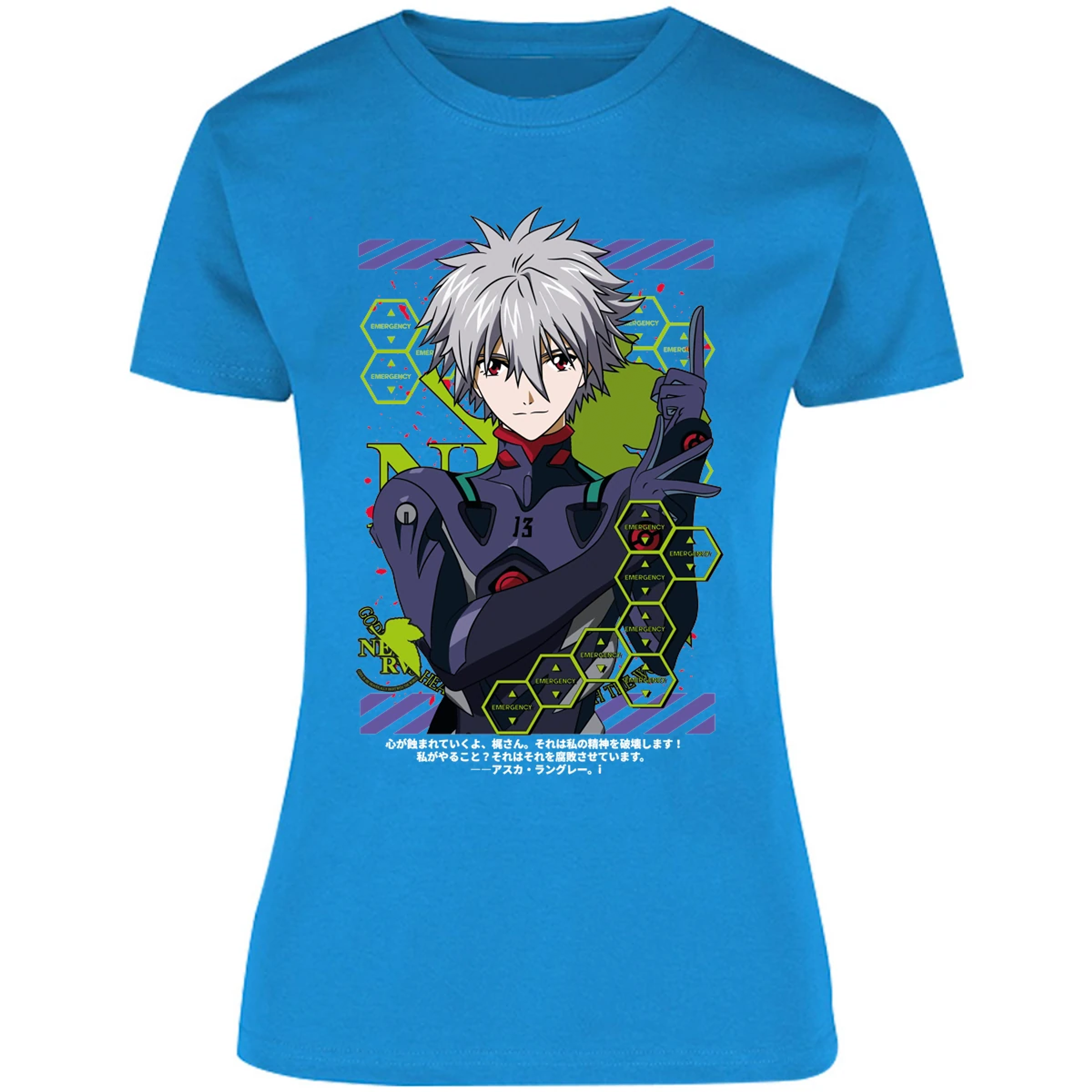Blusa Evangelion Kagoru Blusa para Mujer 7
