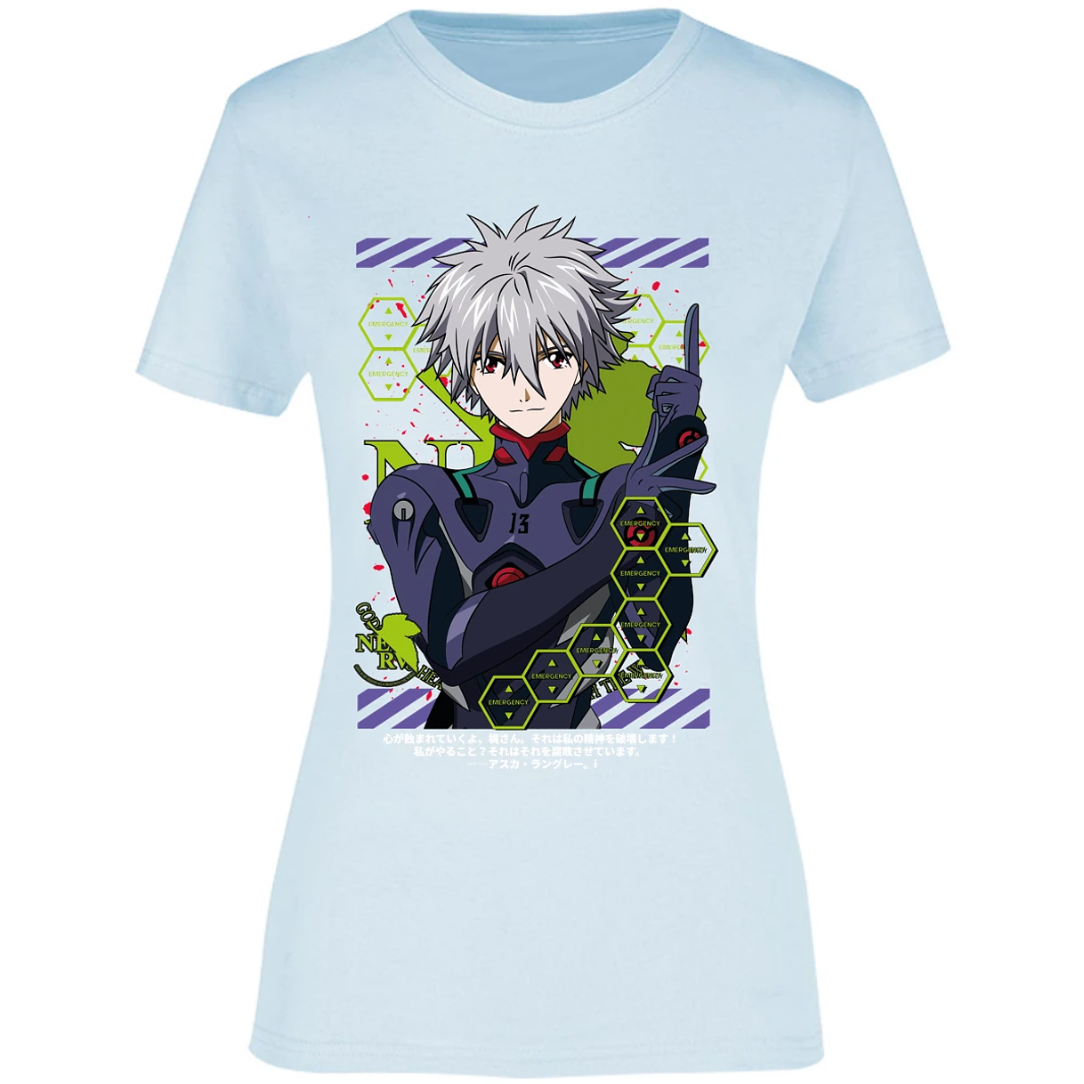 Blusa Evangelion Kagoru Blusa para Mujer 8