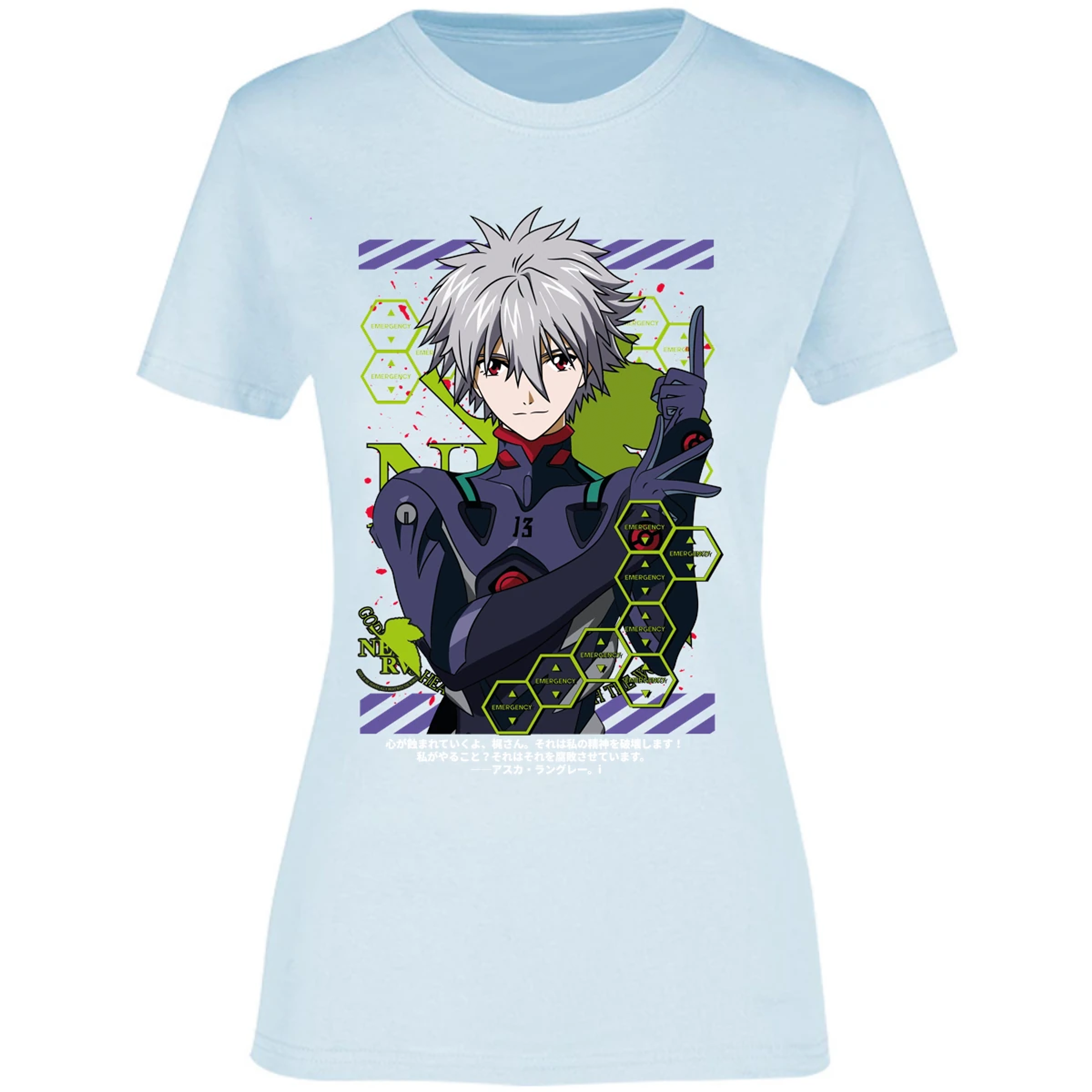 Blusa Evangelion Kagoru Blusa para Mujer 8