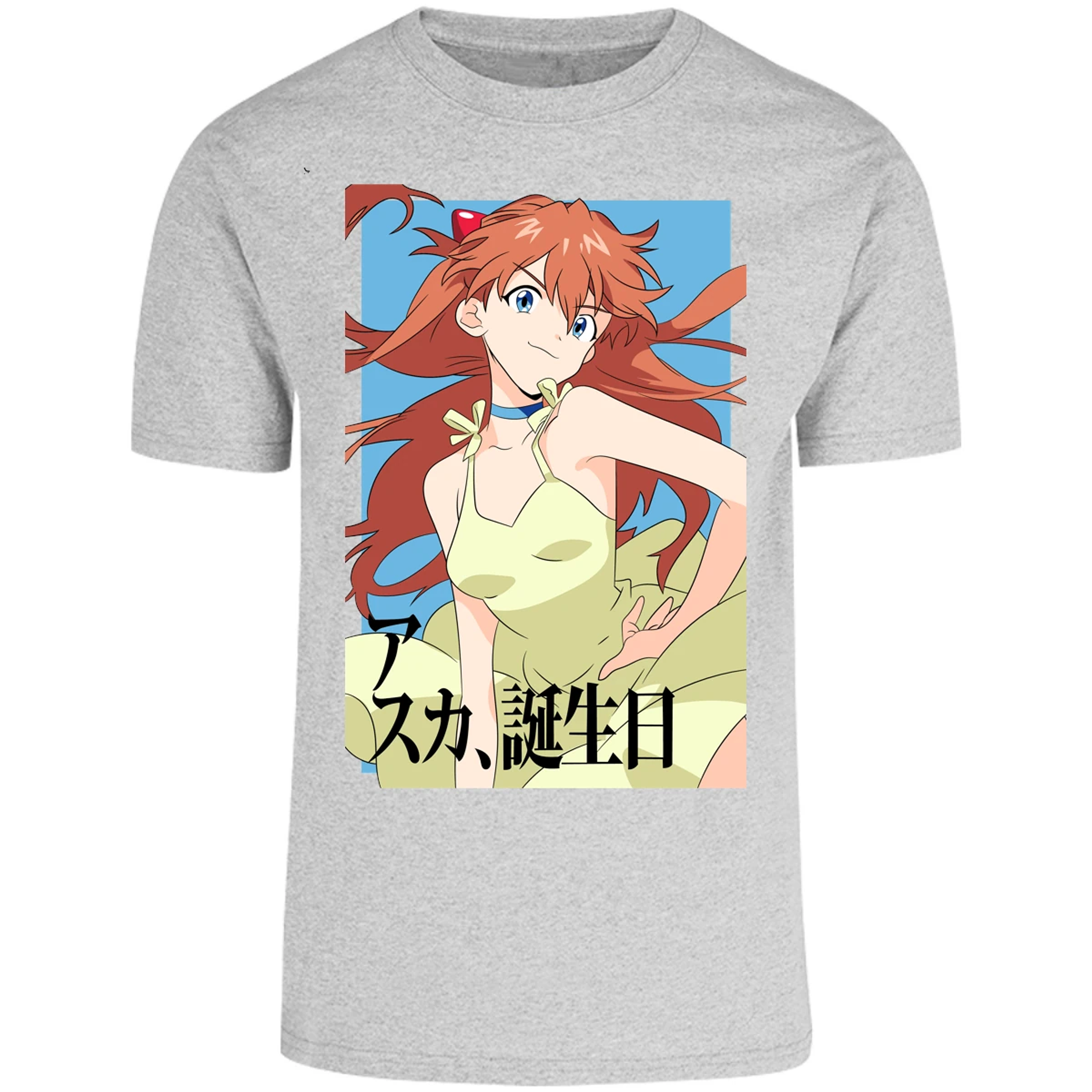 Playera Evangelion Asuka Anime para Adulto 8