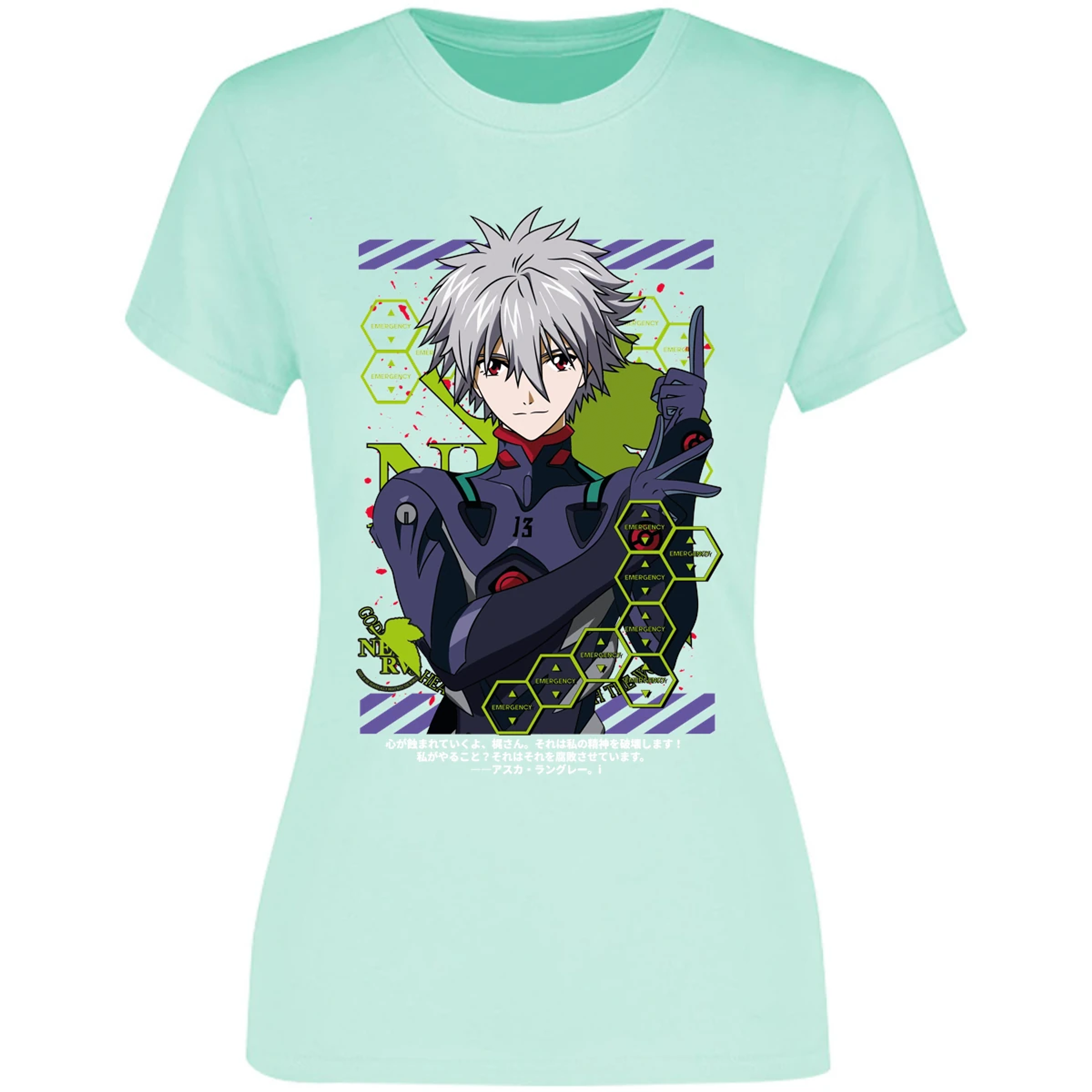Blusa Evangelion Kagoru Blusa para Mujer 17