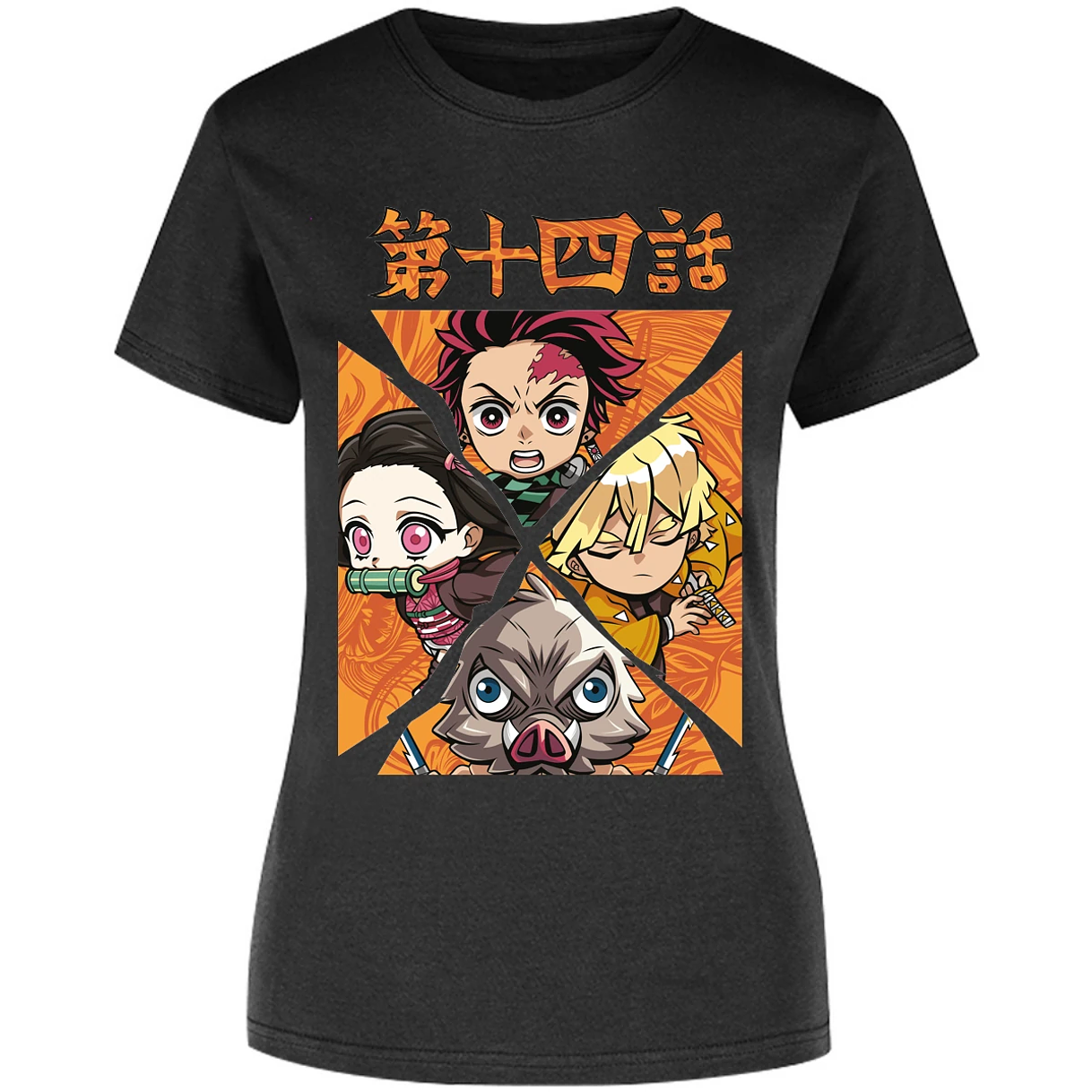 Blusa Demon Slayer Demon Salayer Chibi Blusa para Mujer 1