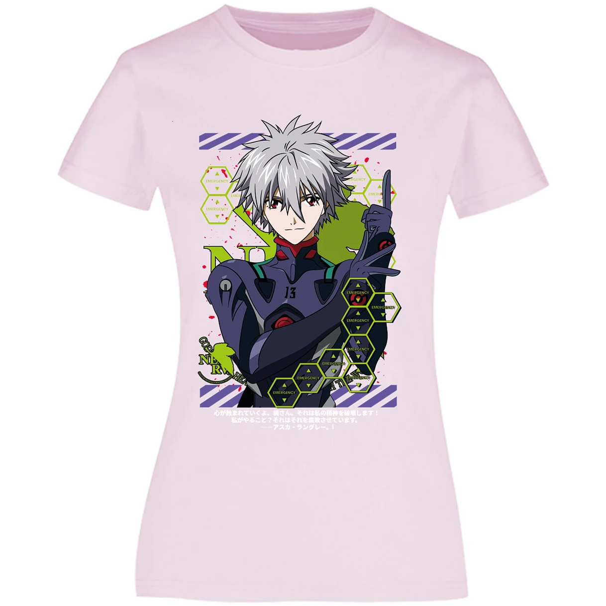 Blusa Evangelion Kagoru Blusa para Mujer 9