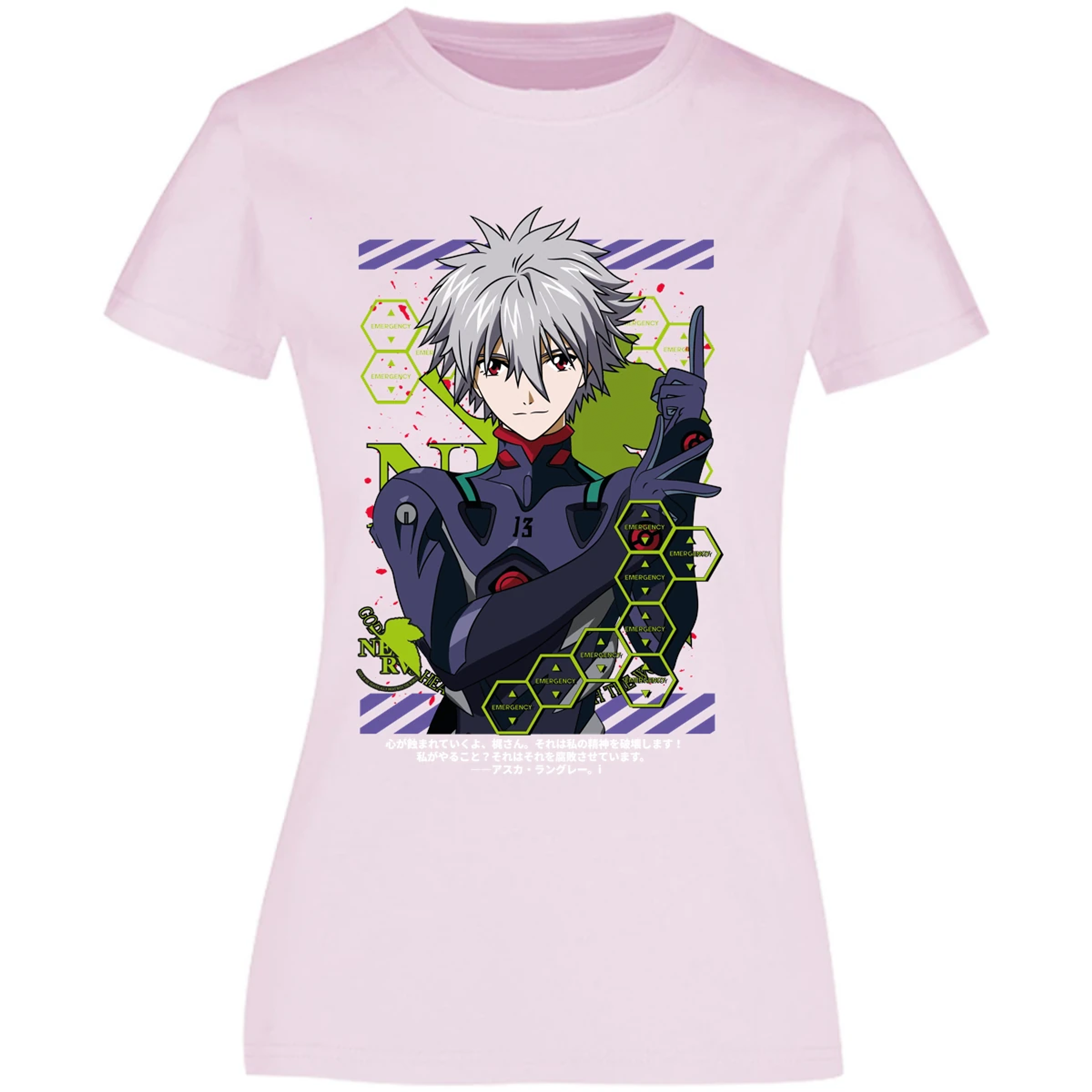 Blusa Evangelion Kagoru Blusa para Mujer 9
