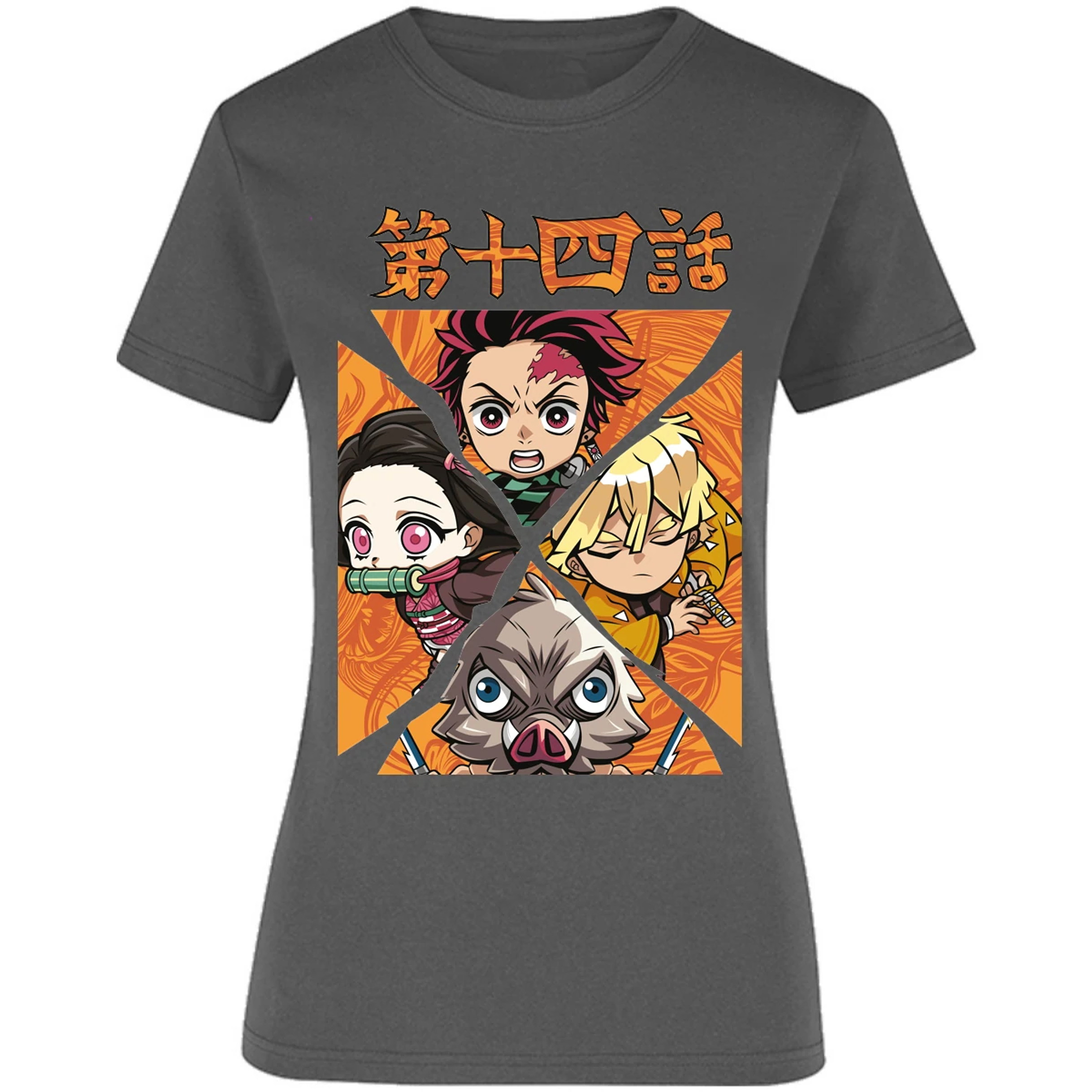 Blusa Demon Slayer Demon Salayer Chibi Blusa para Mujer 9