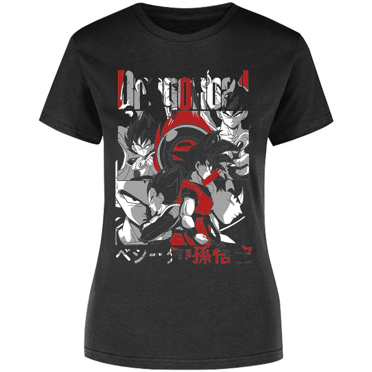 Blusa Dragon Ball Goku Vegeta Blusa para Mujer 17