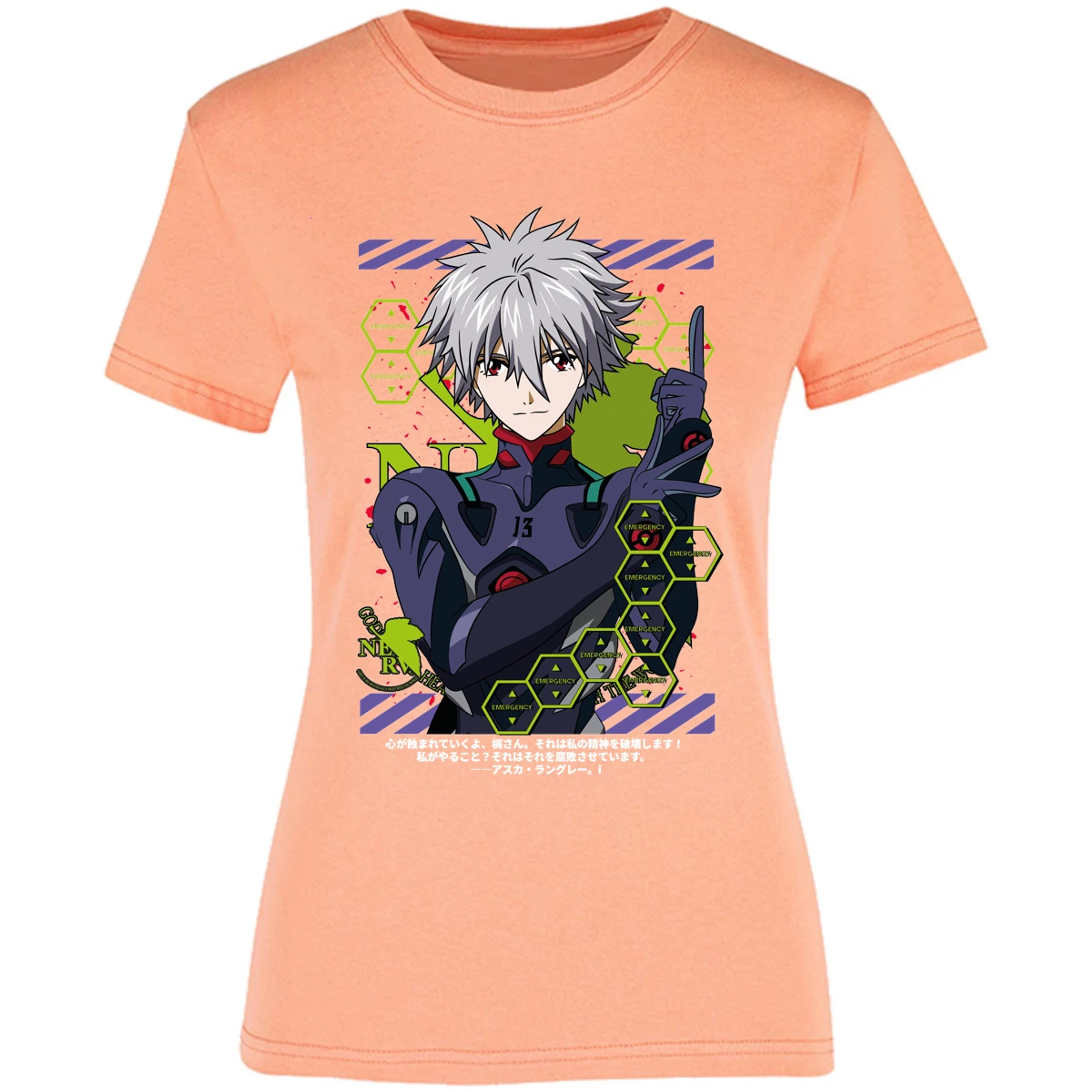 Blusa Evangelion Kagoru Blusa para Mujer 2