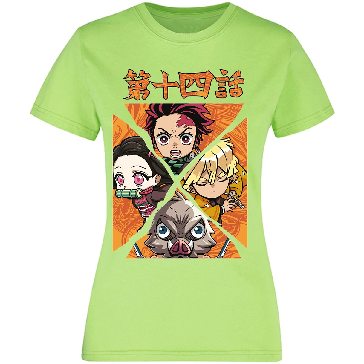 Blusa Demon Slayer Demon Salayer Chibi Blusa para Mujer 2