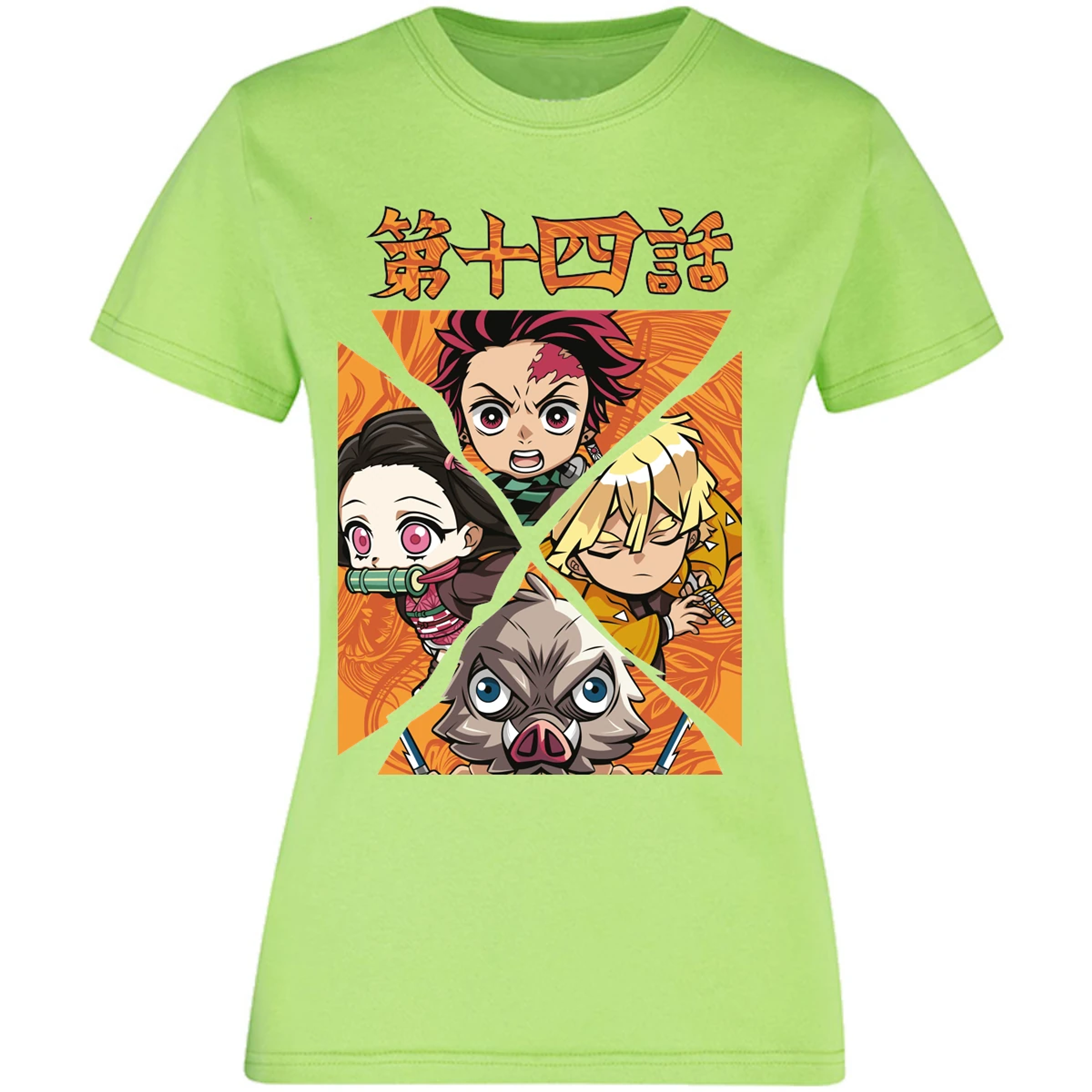 Blusa Demon Slayer Demon Salayer Chibi Blusa para Mujer 2