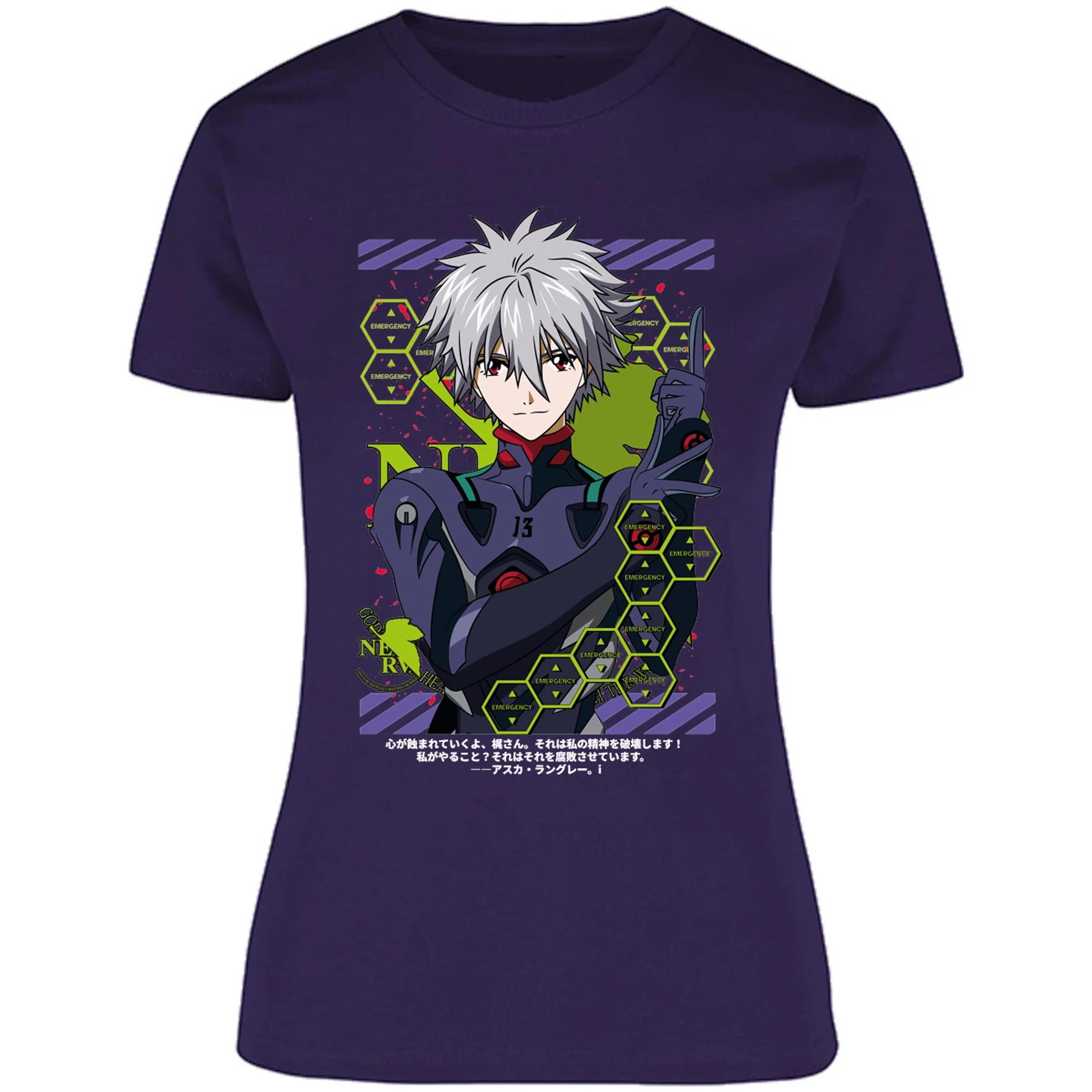 Blusa Evangelion Kagoru Blusa para Mujer 3
