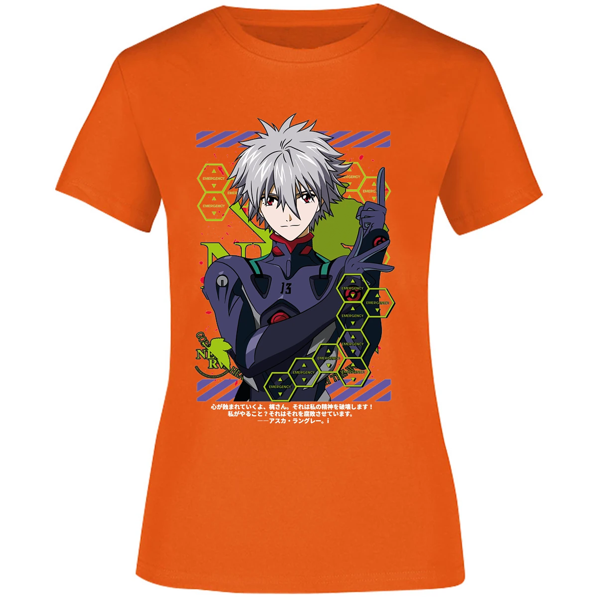 Blusa Evangelion Kagoru Blusa para Mujer 12