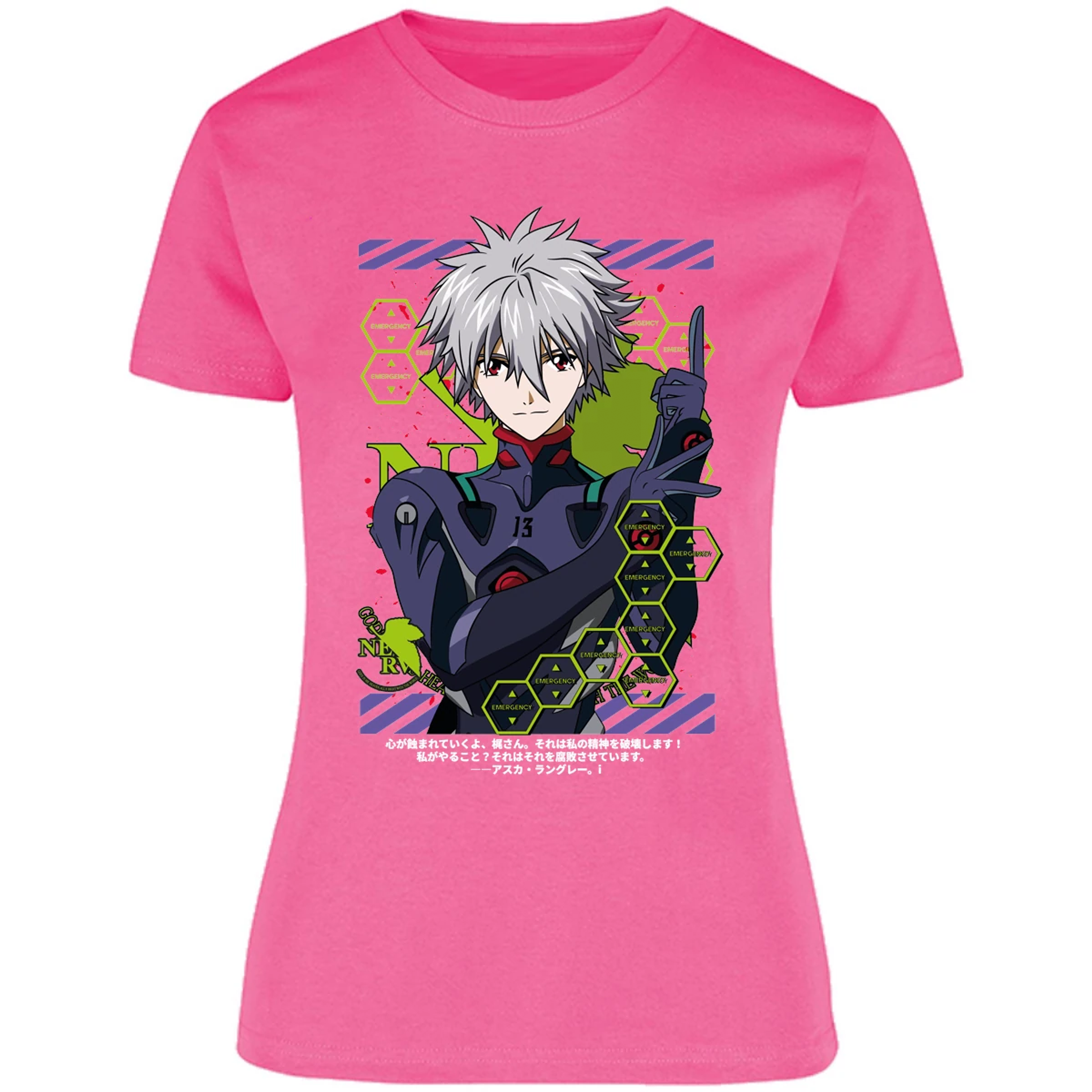 Blusa Evangelion Kagoru Blusa para Mujer 16