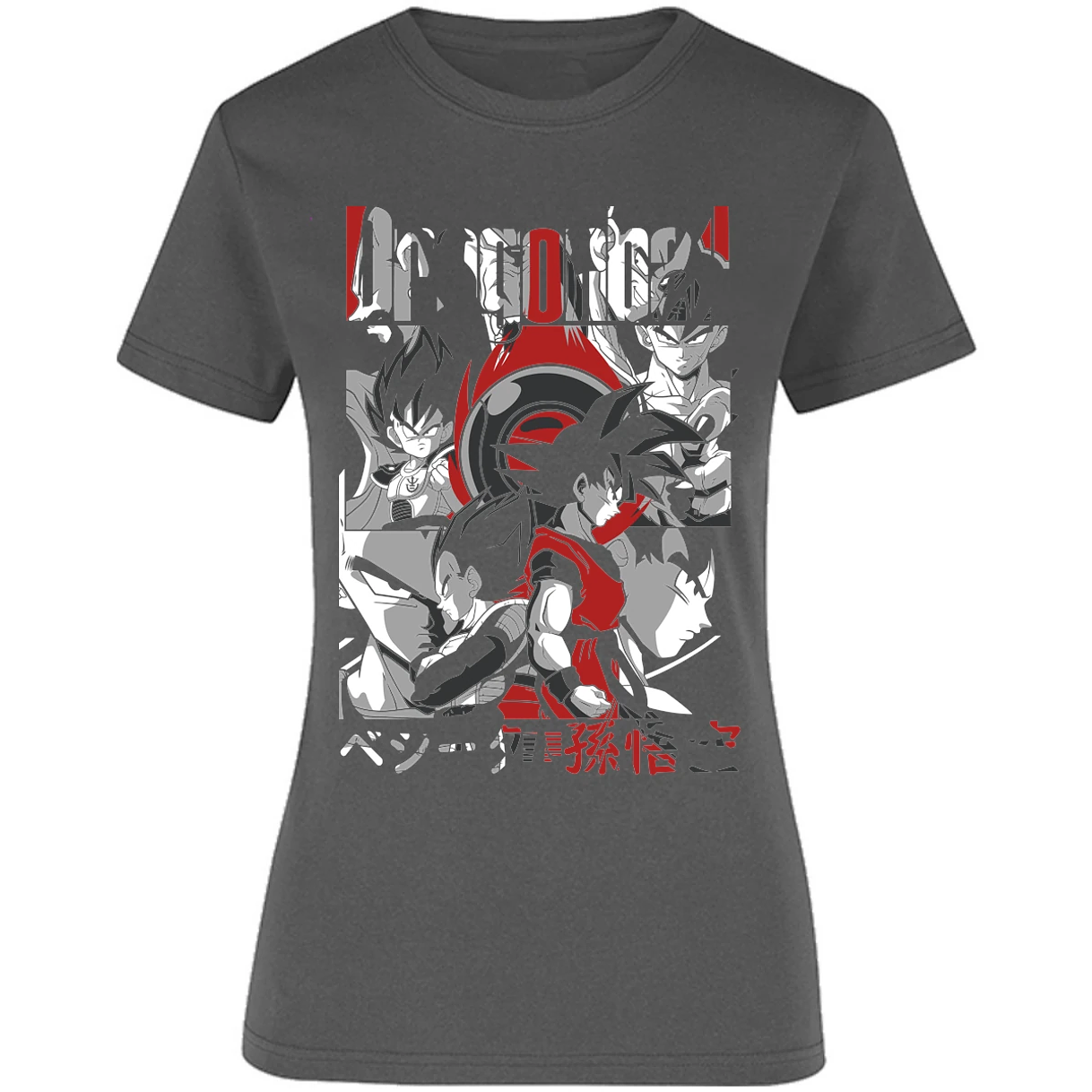 Blusa Dragon Ball Goku Vegeta Blusa para Mujer 10