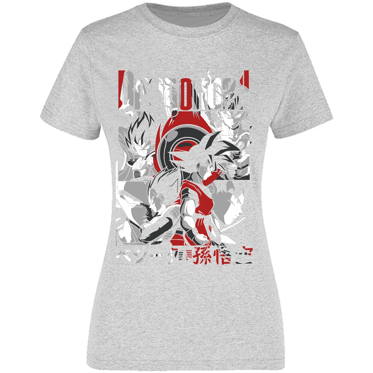 Blusa Dragon Ball Goku Vegeta Blusa para Mujer 8