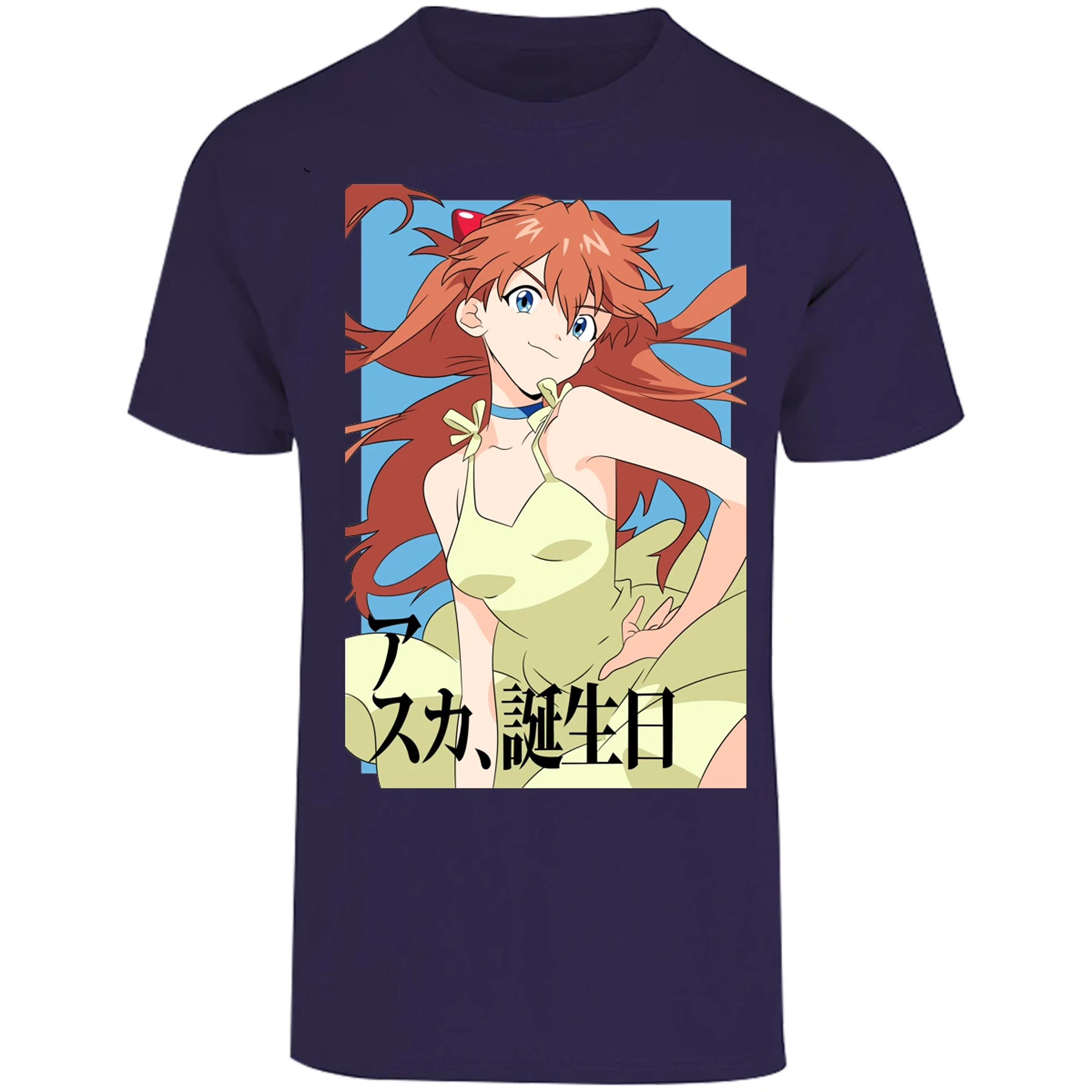Playera Evangelion Asuka Anime para Adulto 32