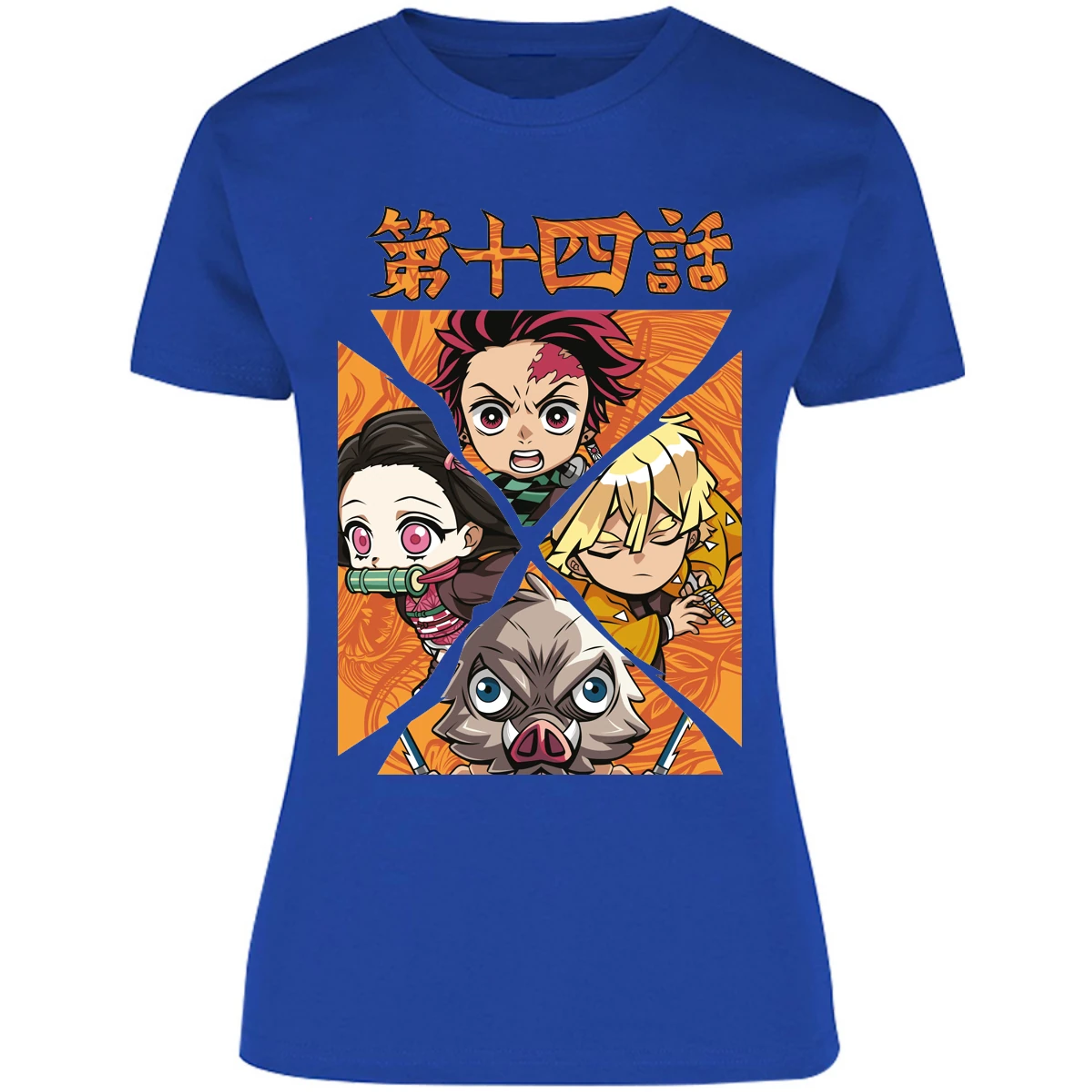 Blusa Demon Slayer Demon Salayer Chibi Blusa para Mujer 15