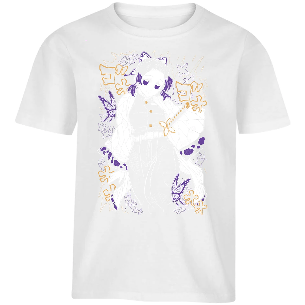 Playera Demon Slayer Shinobu para Niño 13