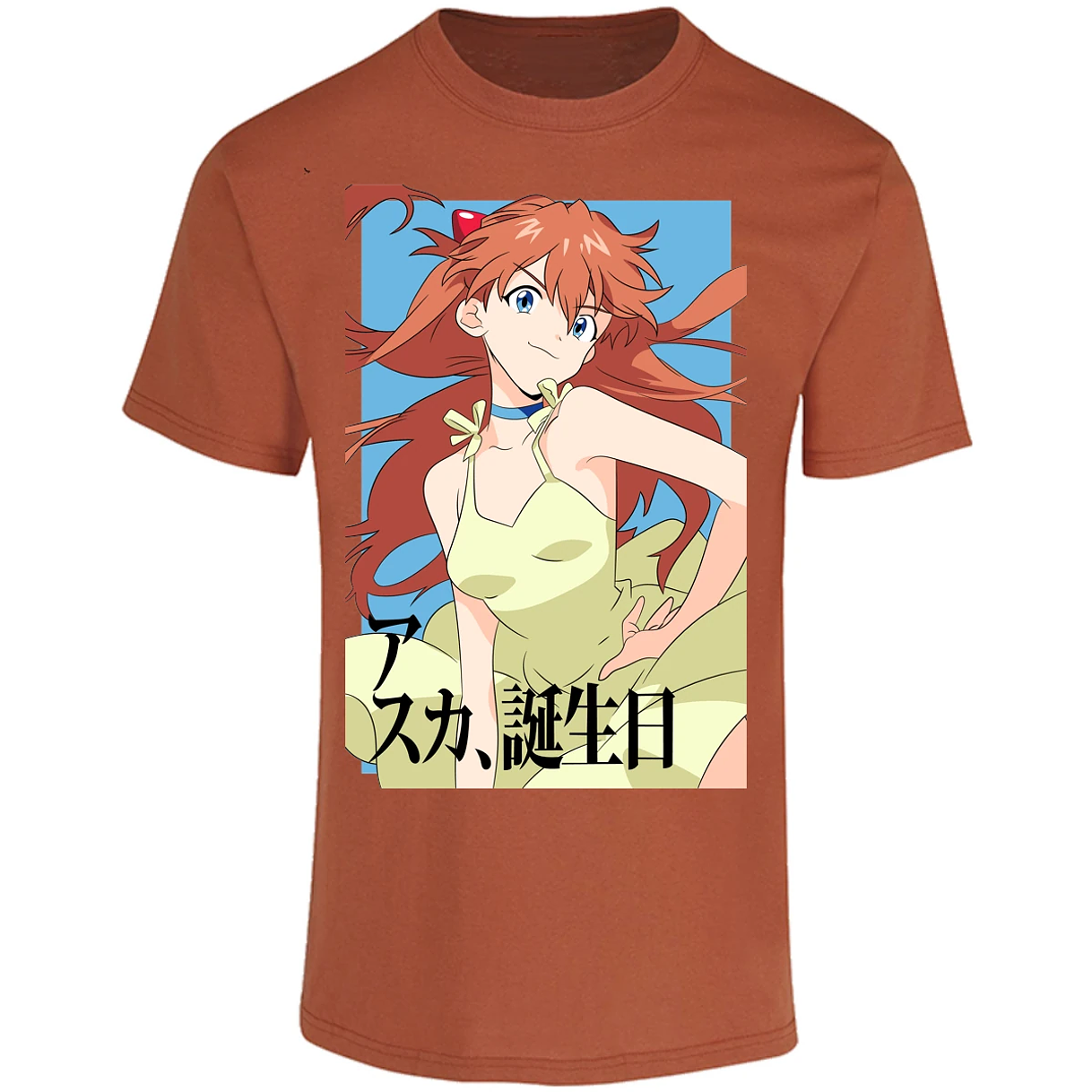 Playera Evangelion Asuka Anime para Adulto 1