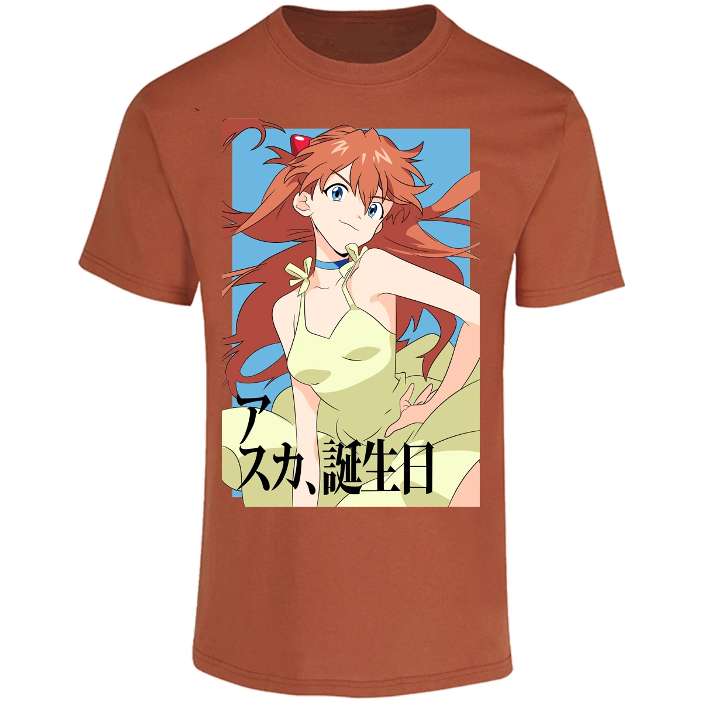 Playera Evangelion Asuka Anime para Adulto 1