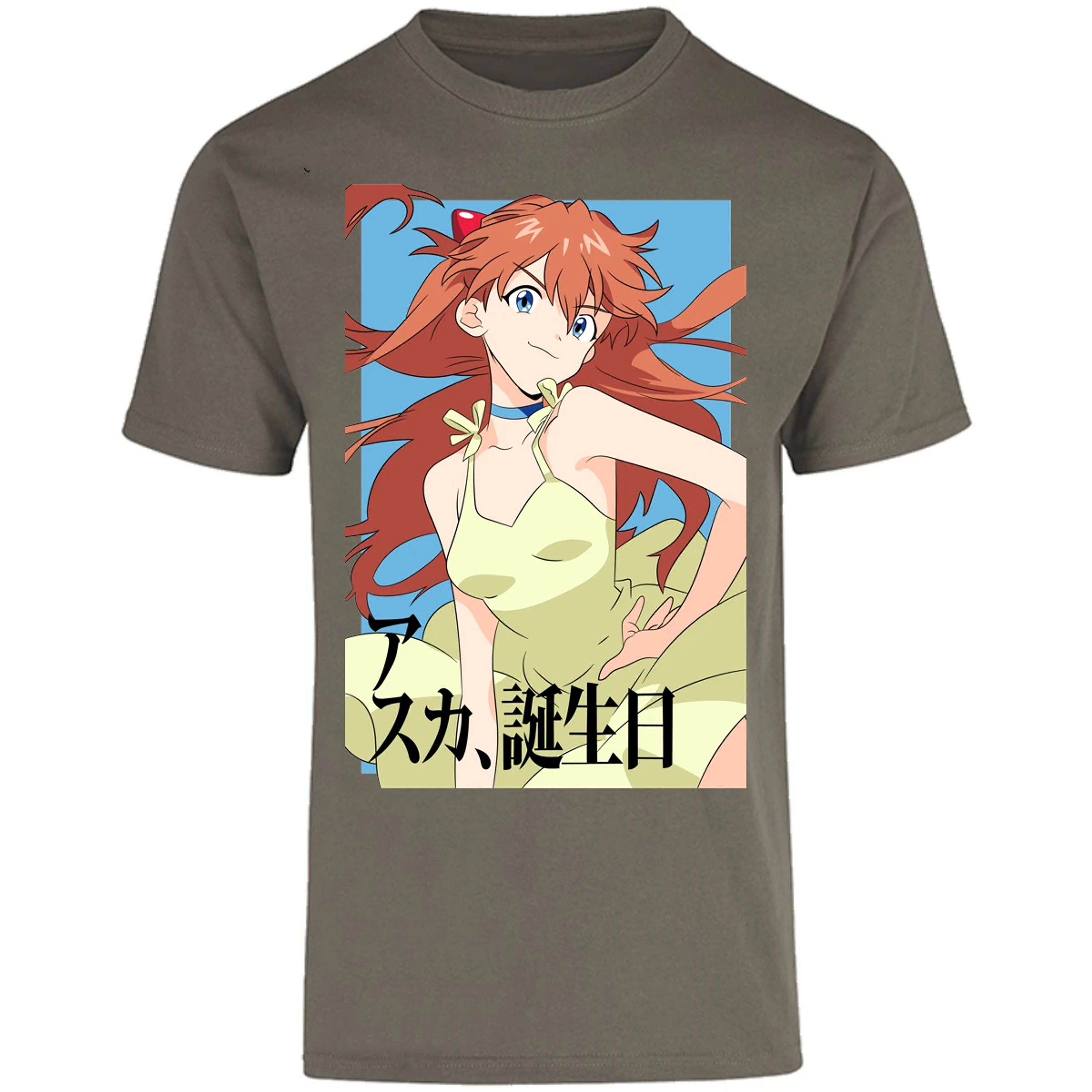 Playera Evangelion Asuka Anime para Adulto 28