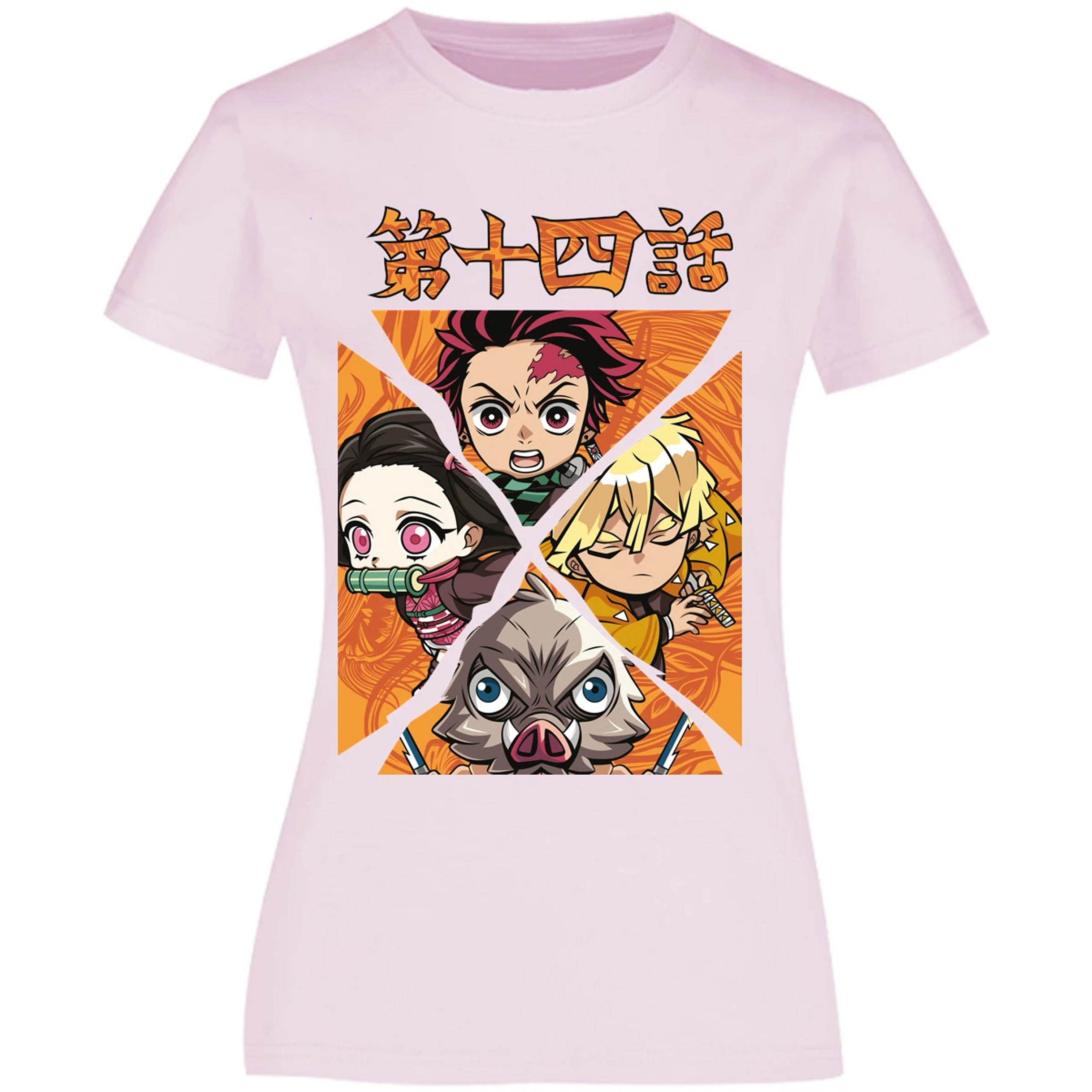 Blusa Demon Slayer Demon Salayer Chibi Blusa para Mujer 18
