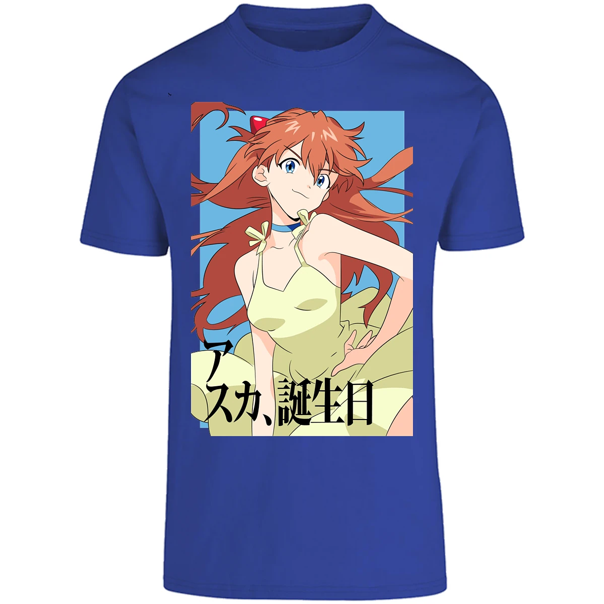 Playera Evangelion Asuka Anime para Adulto 22