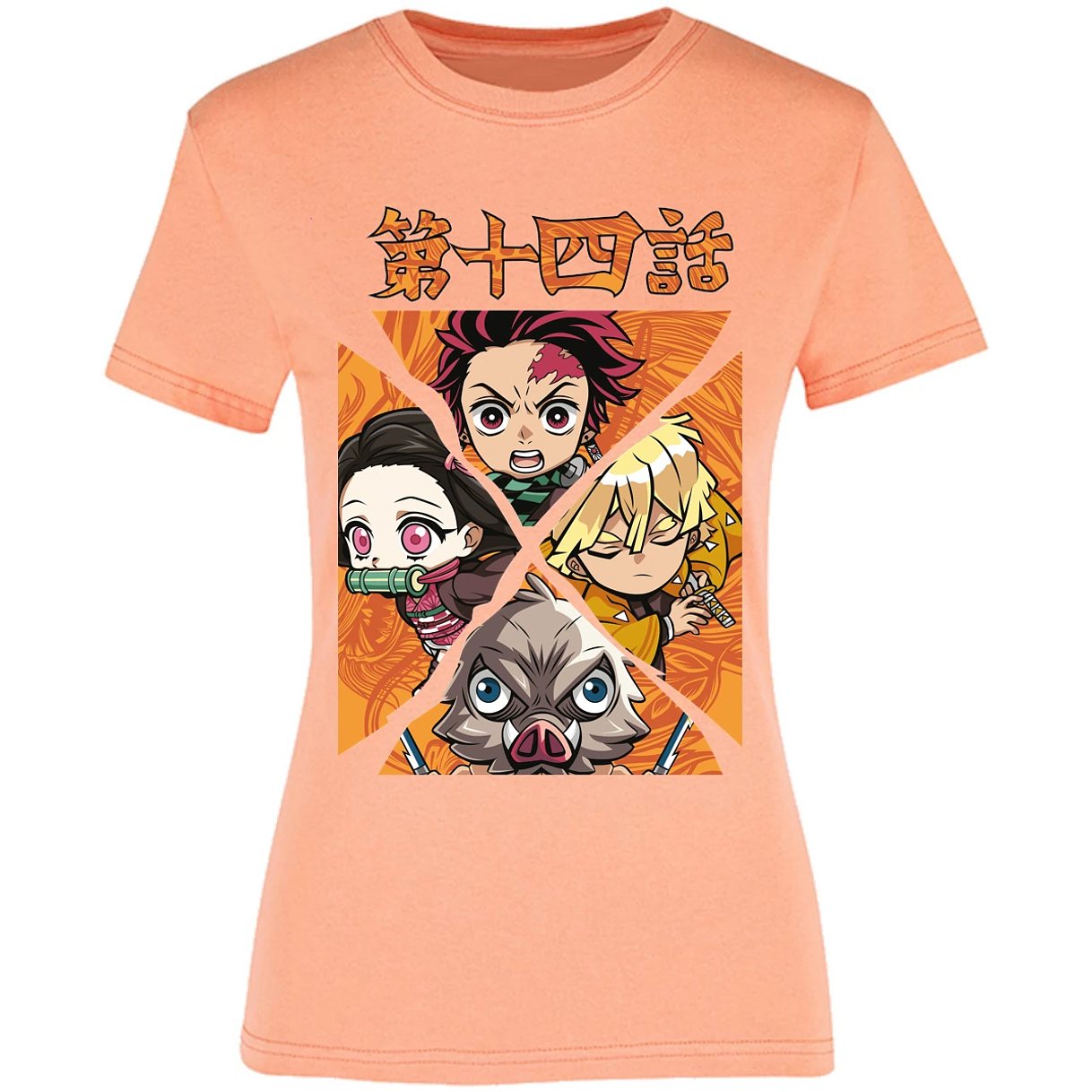 Blusa Demon Slayer Demon Salayer Chibi Blusa para Mujer 16