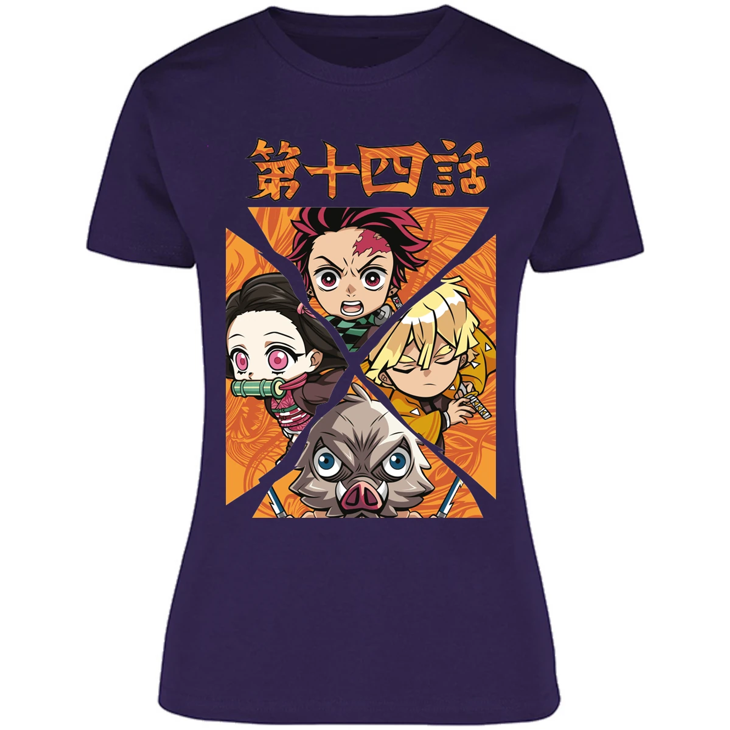 Blusa Demon Slayer Demon Salayer Chibi Blusa para Mujer 5