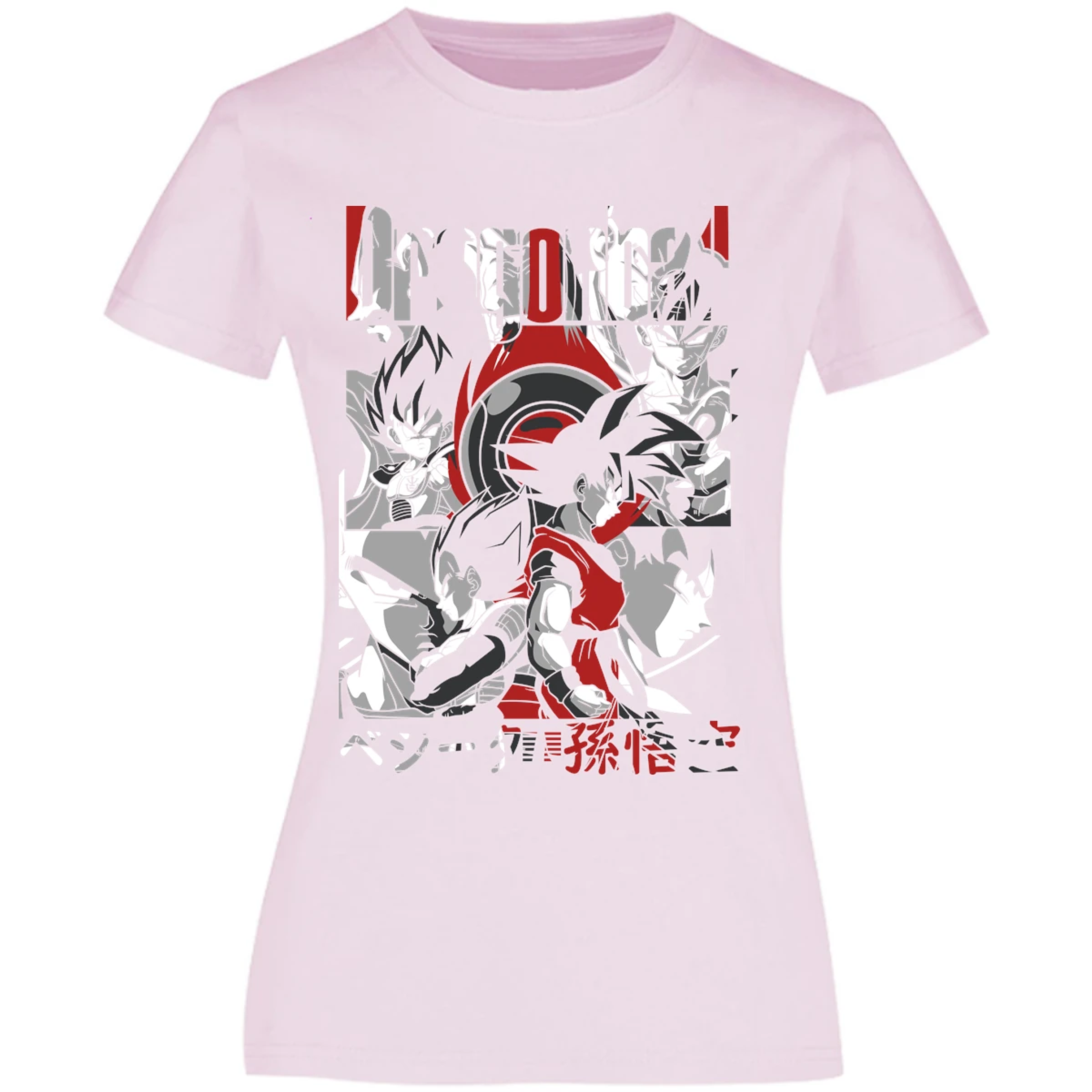 Blusa Dragon Ball Goku Vegeta Blusa para Mujer 16