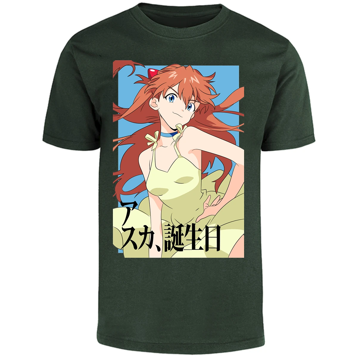 Playera Evangelion Asuka Anime para Adulto 16
