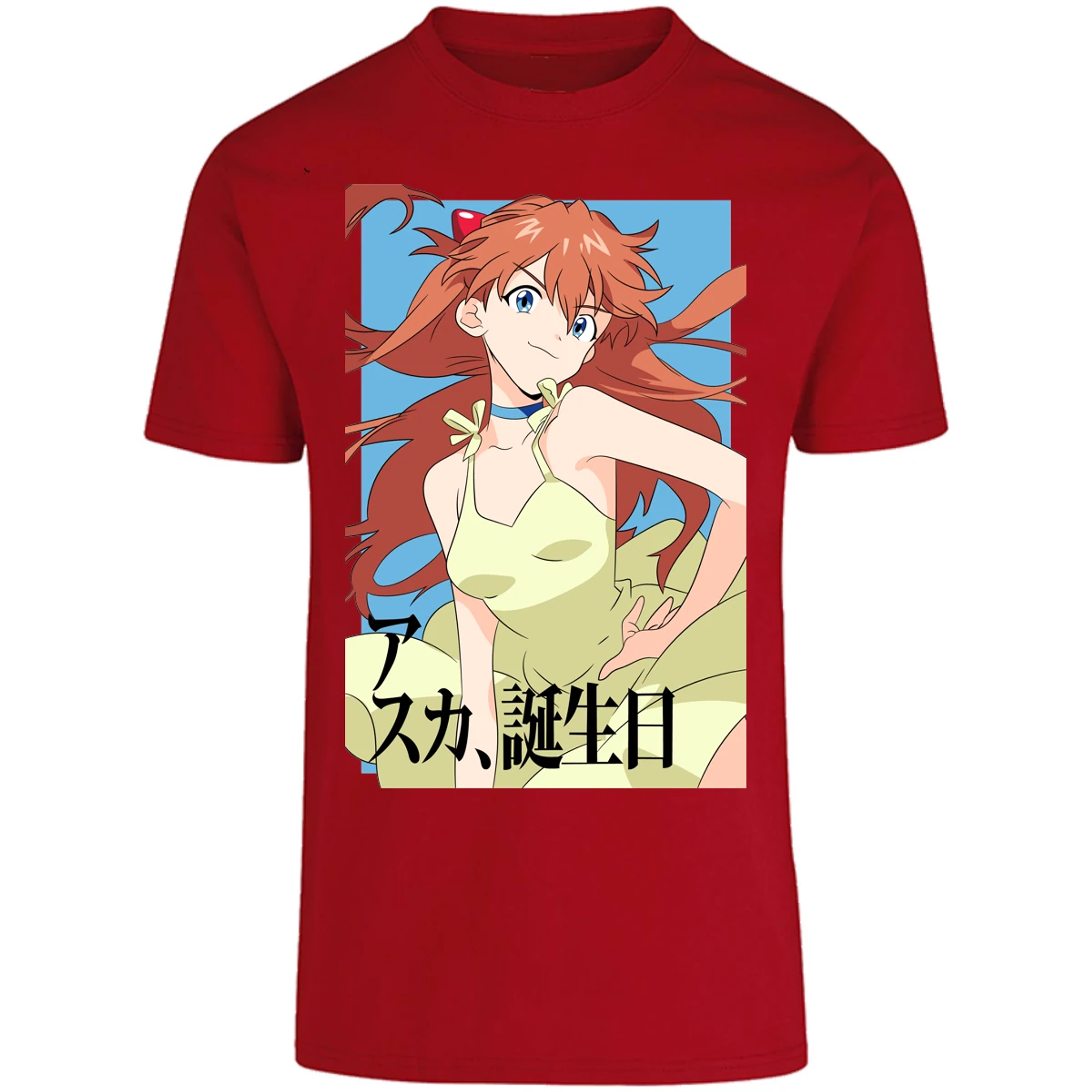 Playera Evangelion Asuka Anime para Adulto 24