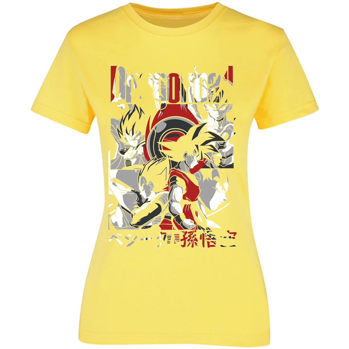 Blusa Dragon Ball Goku Vegeta Blusa para Mujer 5