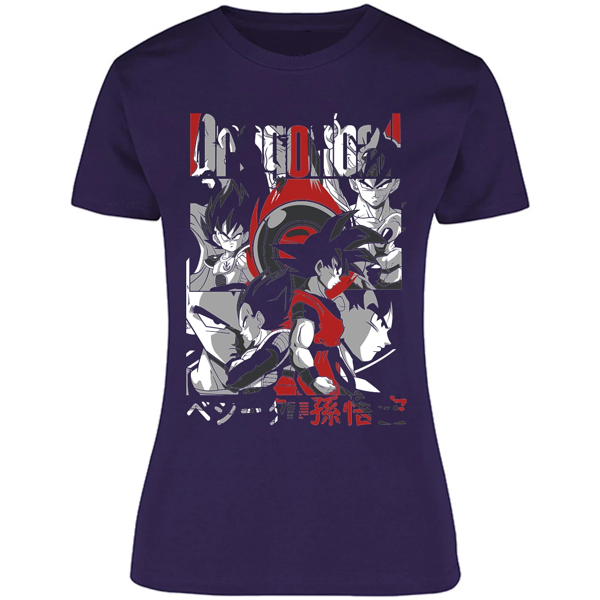 Blusa Dragon Ball Goku Vegeta Blusa para Mujer 9