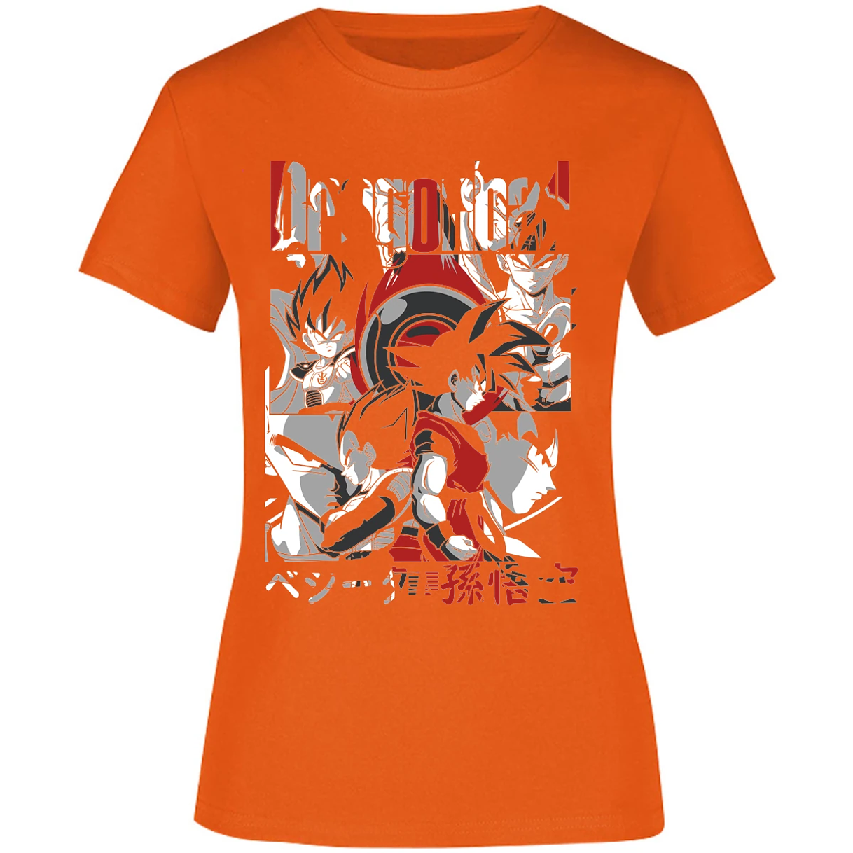 Blusa Dragon Ball Goku Vegeta Blusa para Mujer 13