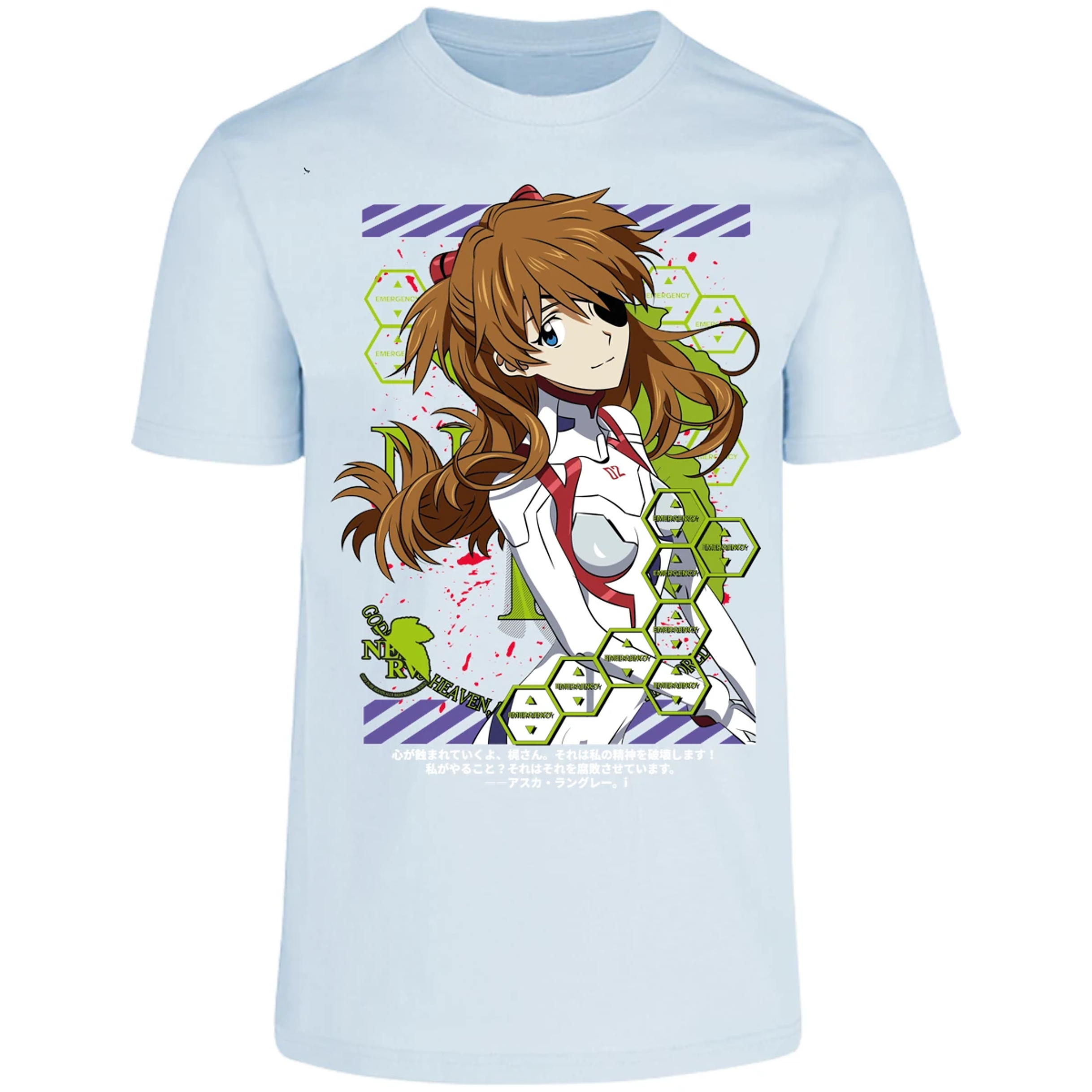 Playera Evangelion Asuka Evangelion para Adulto 46