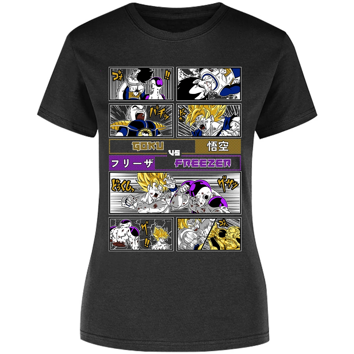 Blusa Dragon Ball Goku Vs Freezer Blusa para Mujer 15