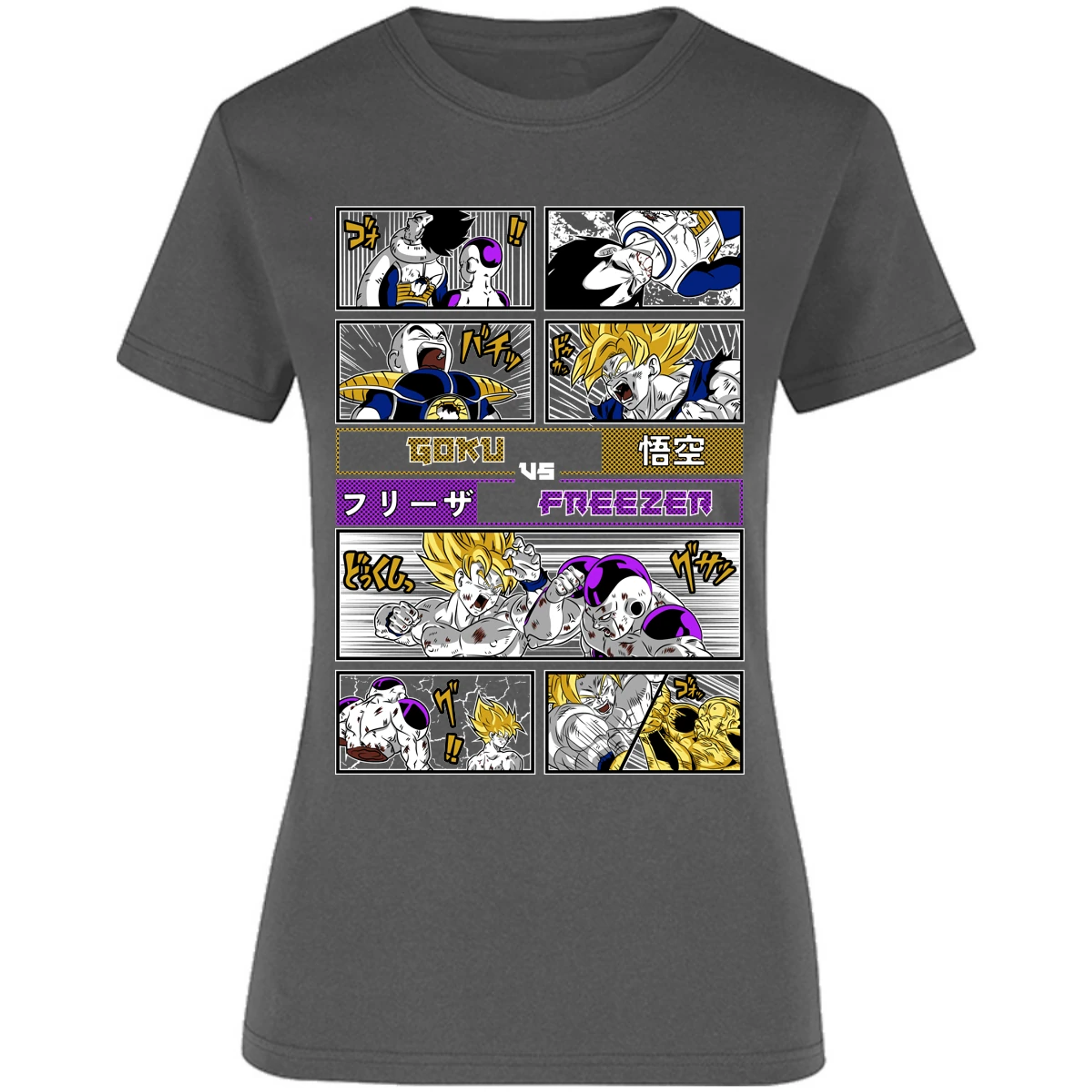 Blusa Dragon Ball Goku Vs Freezer Blusa para Mujer 6