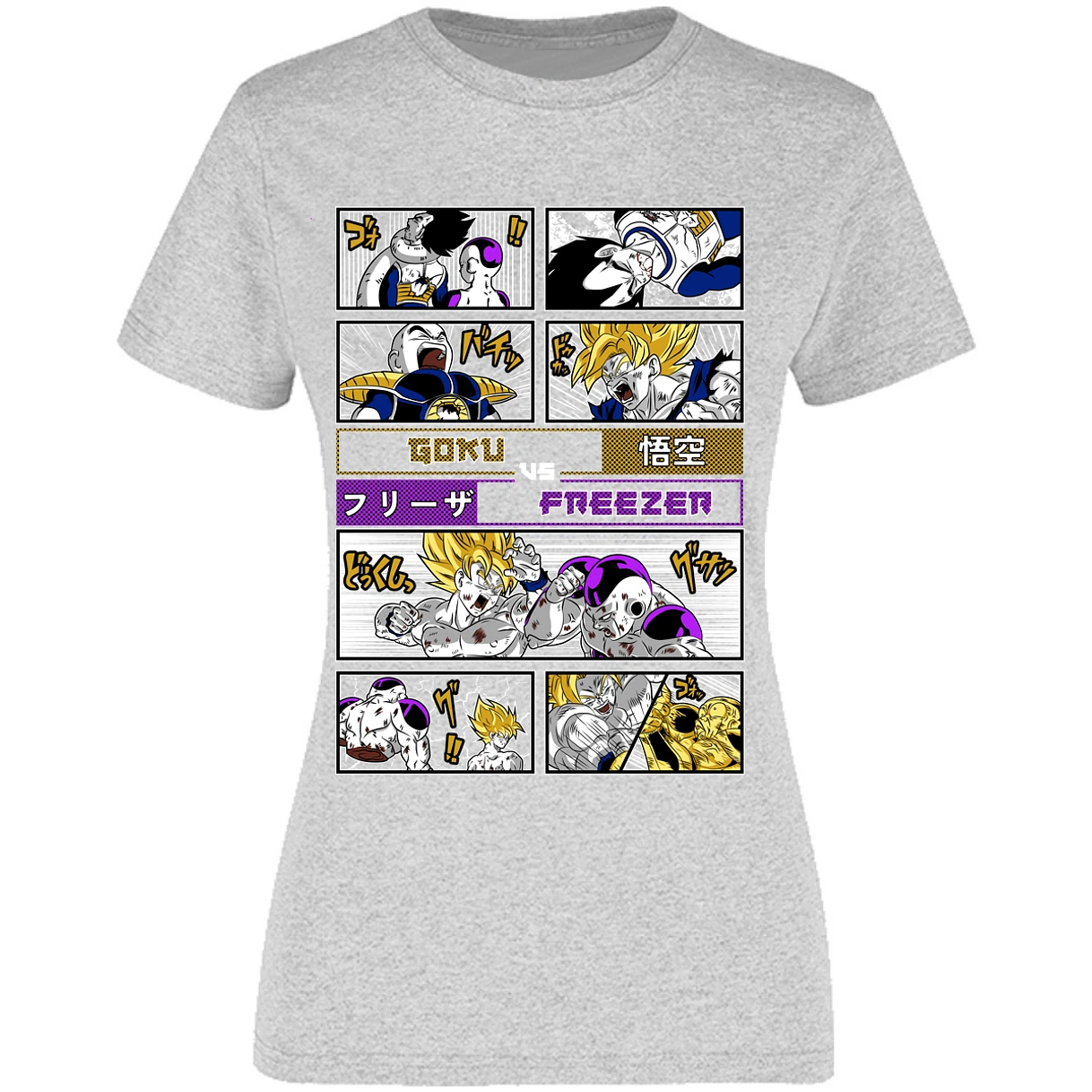 Blusa Dragon Ball Goku Vs Freezer Blusa para Mujer 18