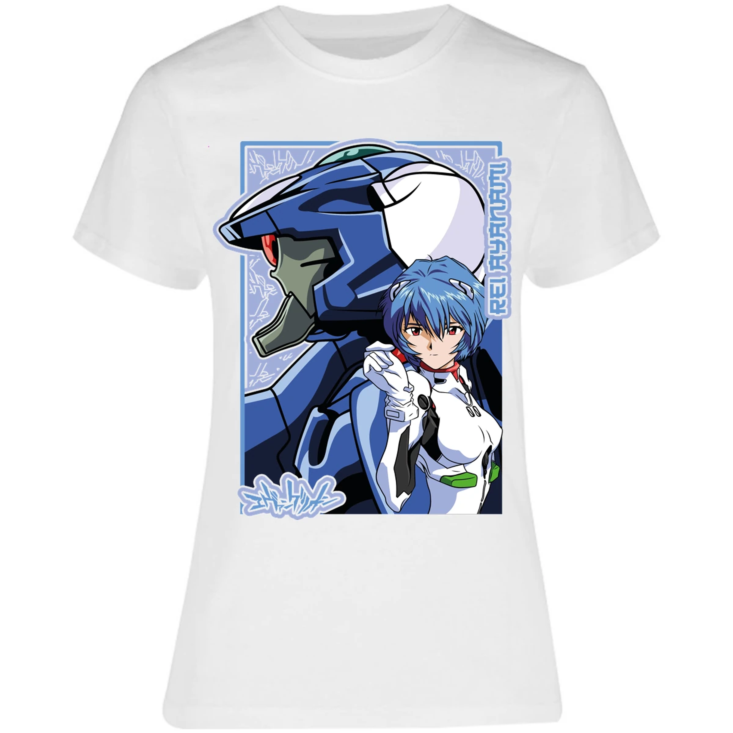 Blusa Evangelion Rei Eva 02 Blusa para Mujer 3