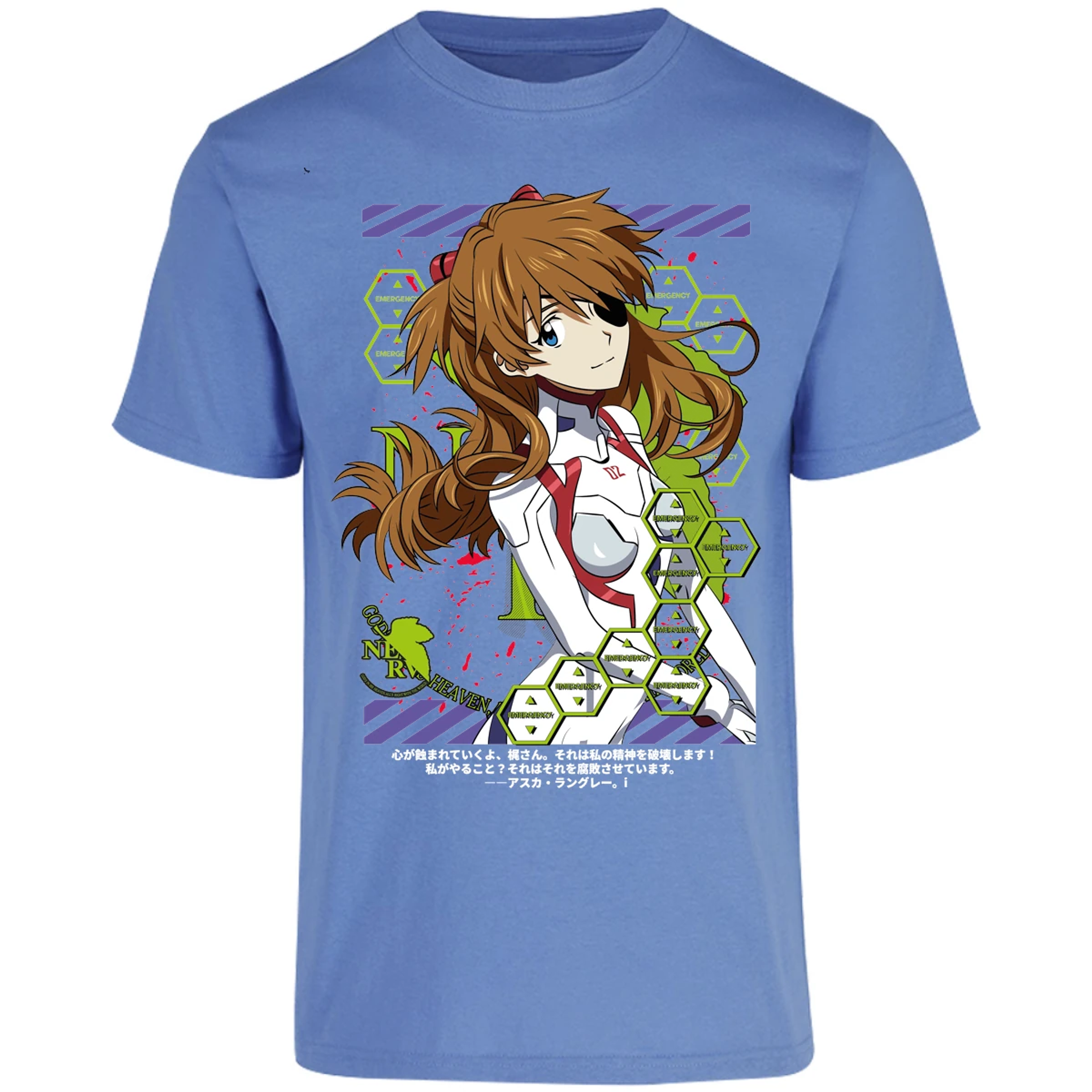 Playera Evangelion Asuka Evangelion para Adulto 28