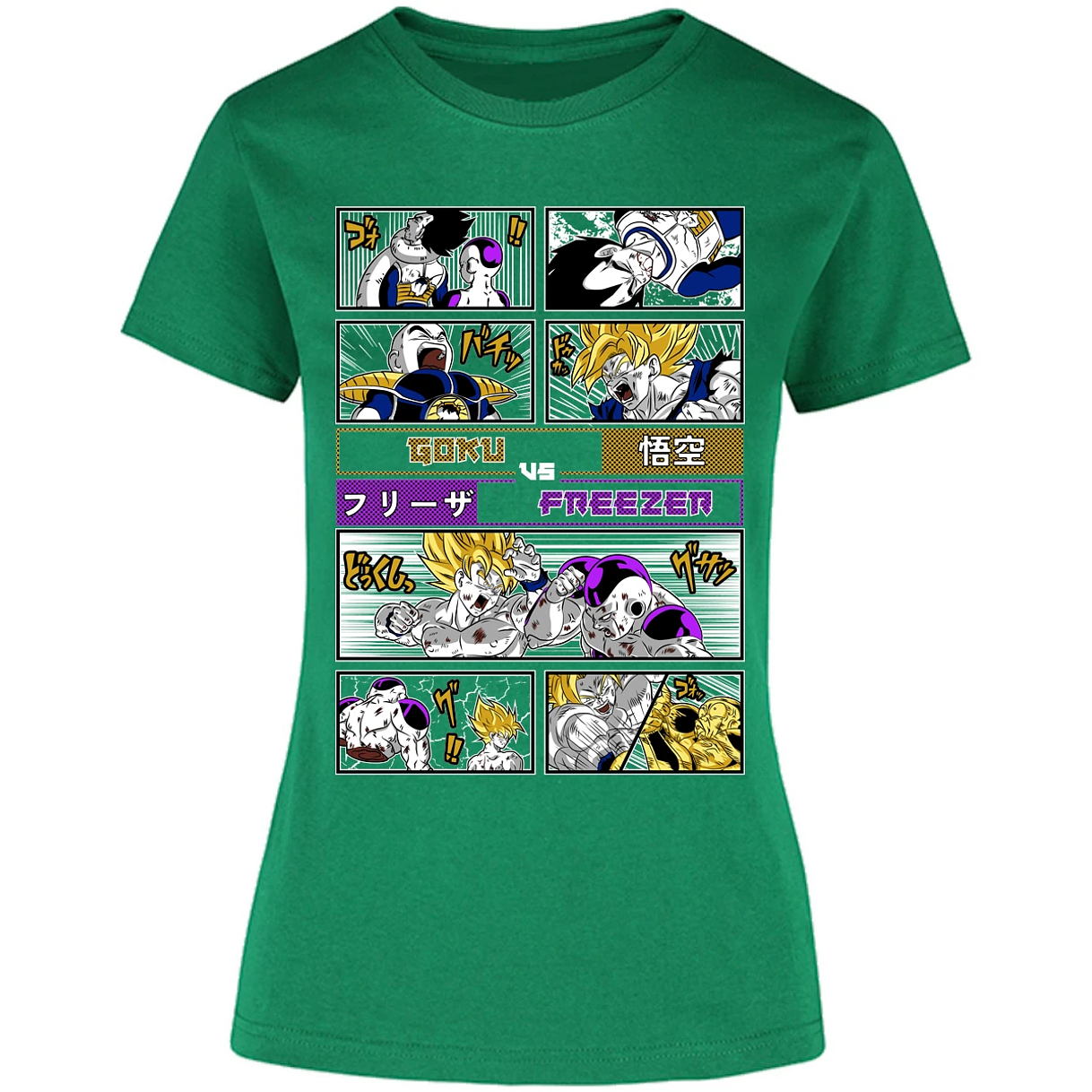 Blusa Dragon Ball Goku Vs Freezer Blusa para Mujer 17